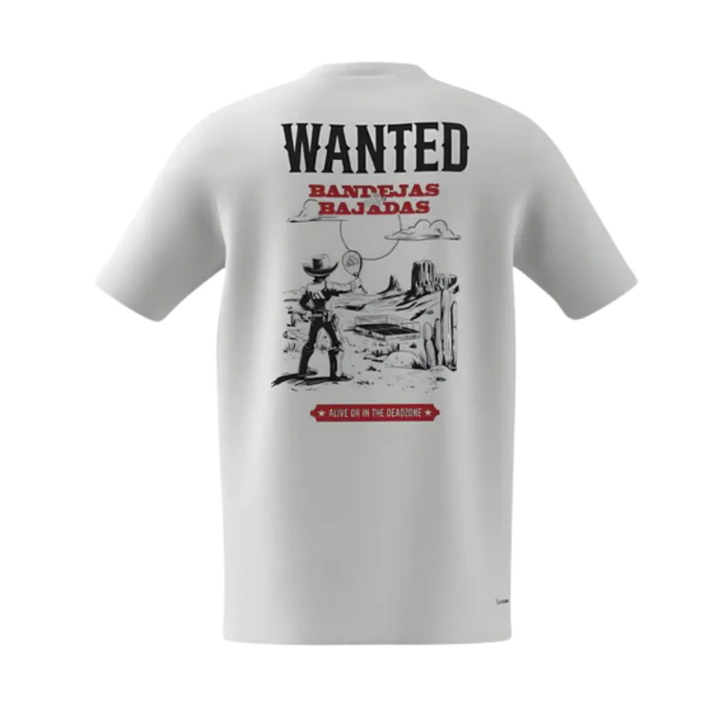 T-Shirt de padel Adidas Wanted Pure Blanc
