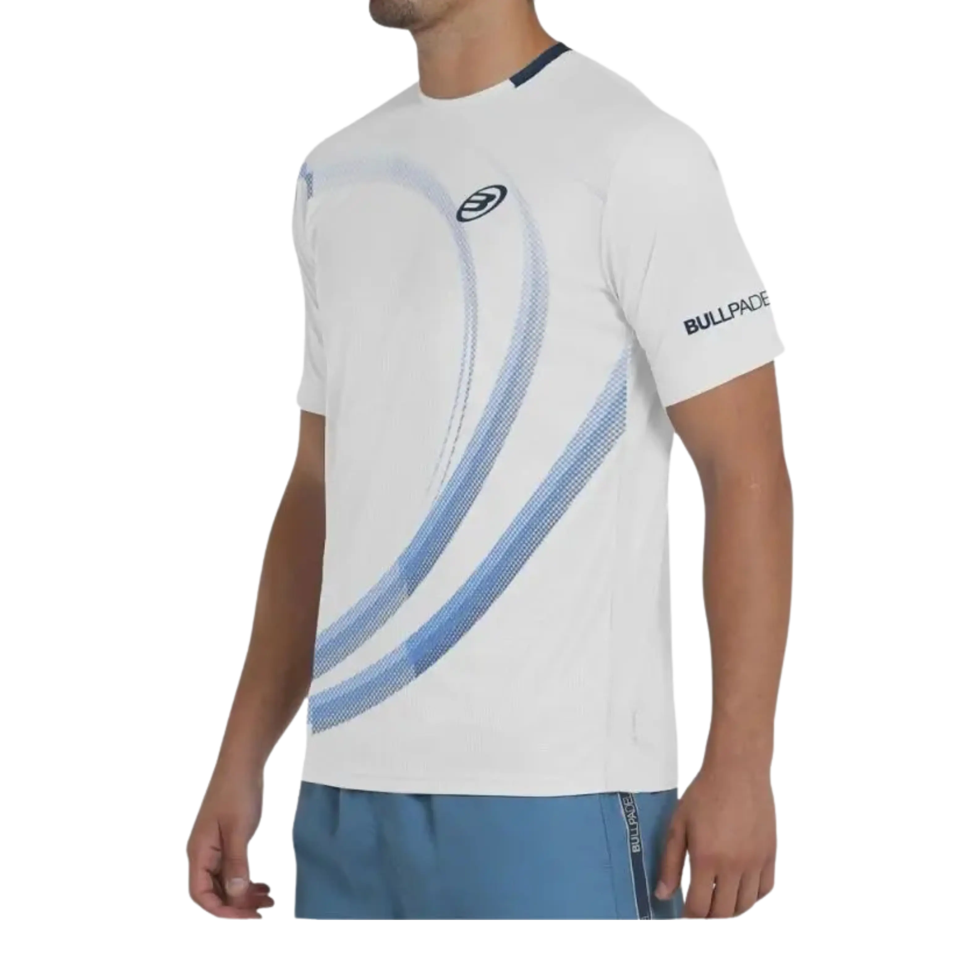 Bullpadel - T-Shirt de padel Beque Blanc