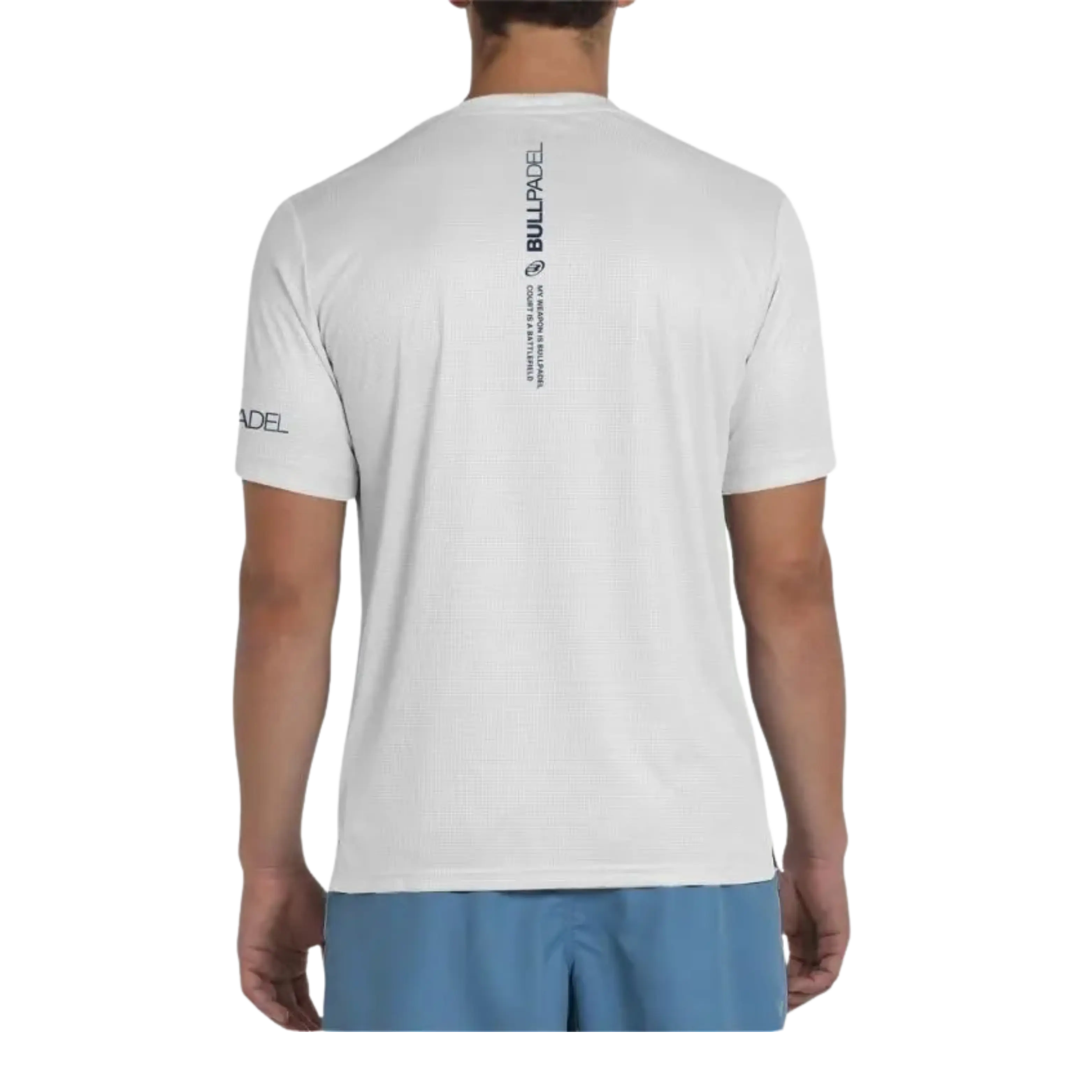Bullpadel - T-Shirt de padel Beque Blanc