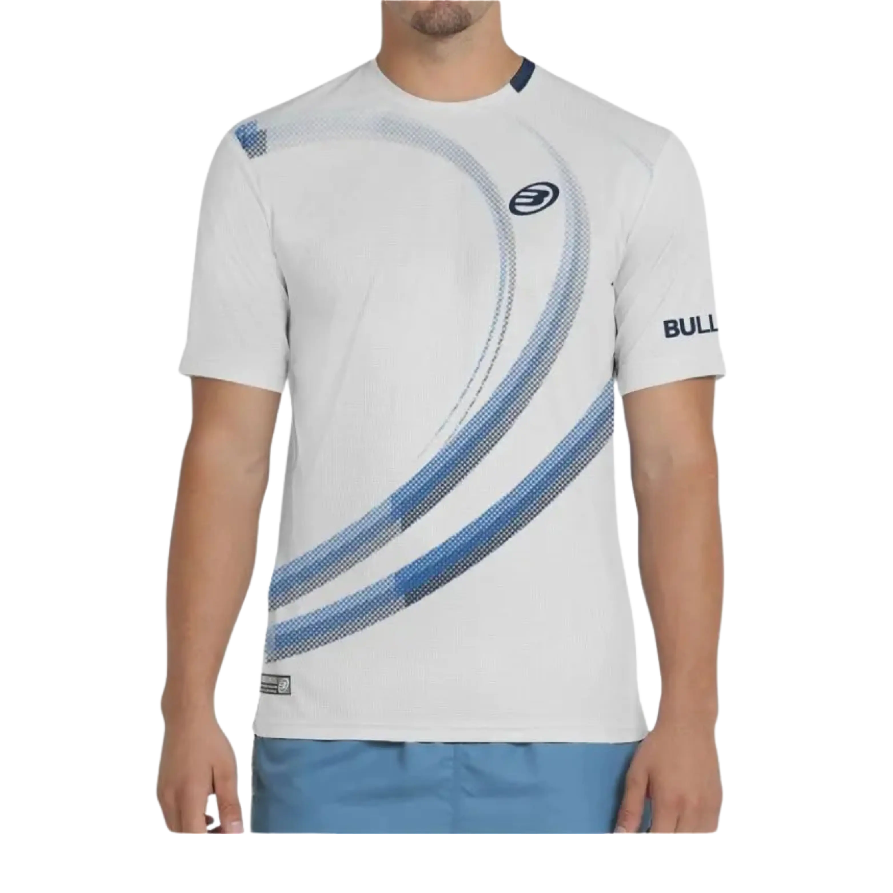 Bullpadel - T-Shirt de padel Beque Blanc