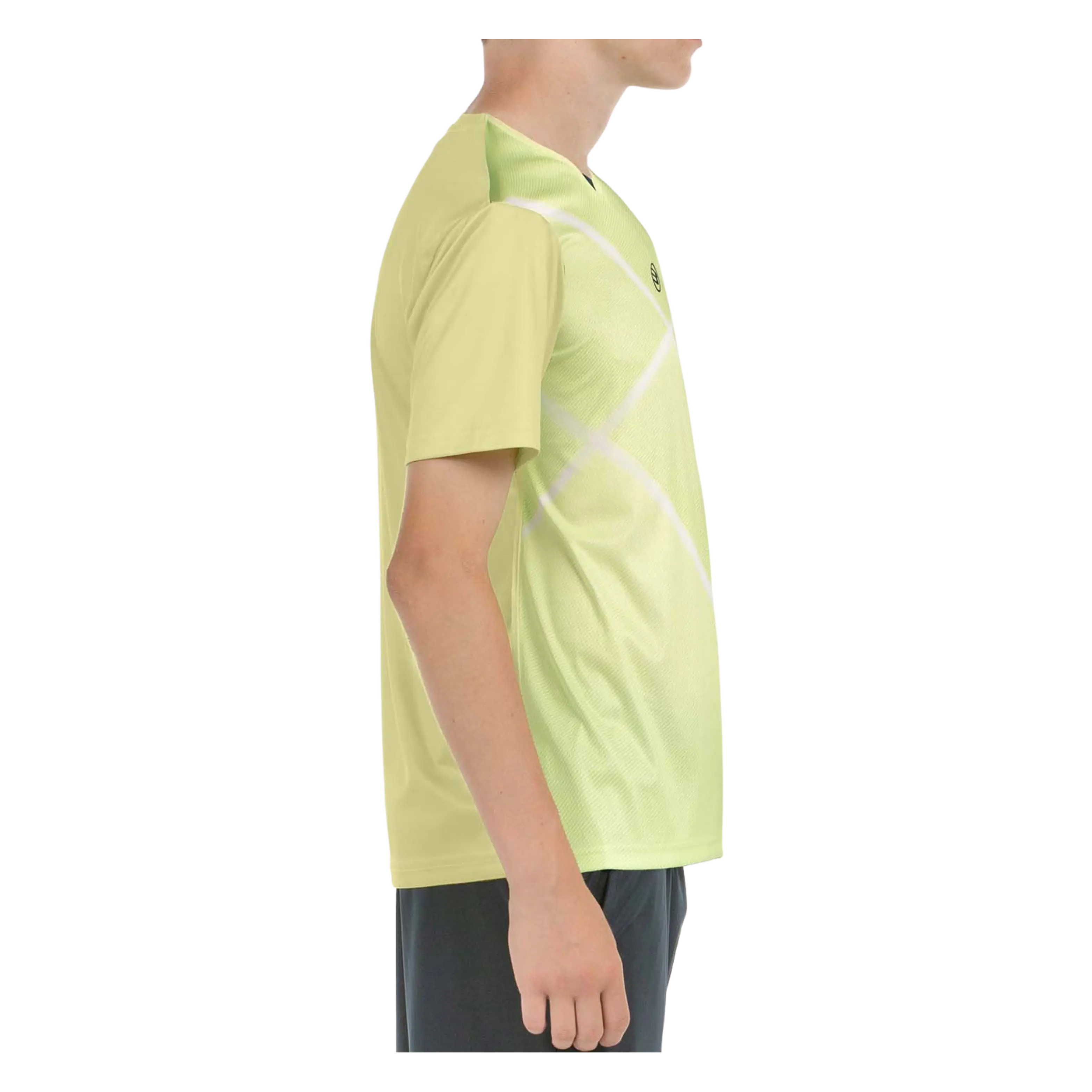 T-Shirt de padel Bullpadel Ladra Junior Jaune