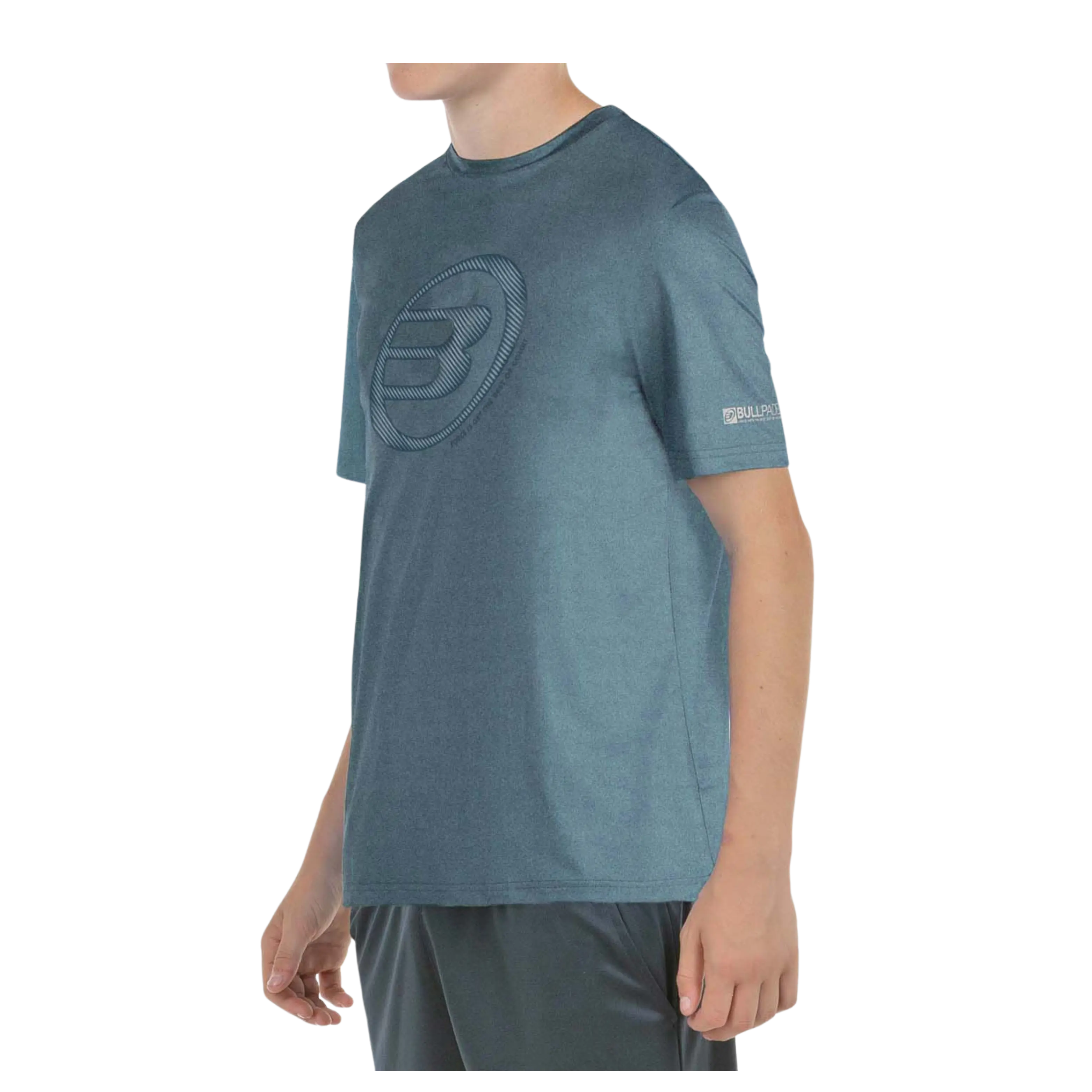 T-Shirt de padel Bullpadel Lande Junior Bleu