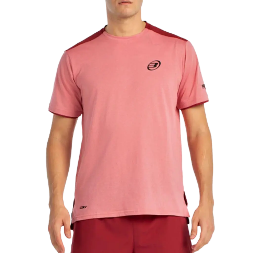 T-shirt de padel Bullpadel Marsic Rouge