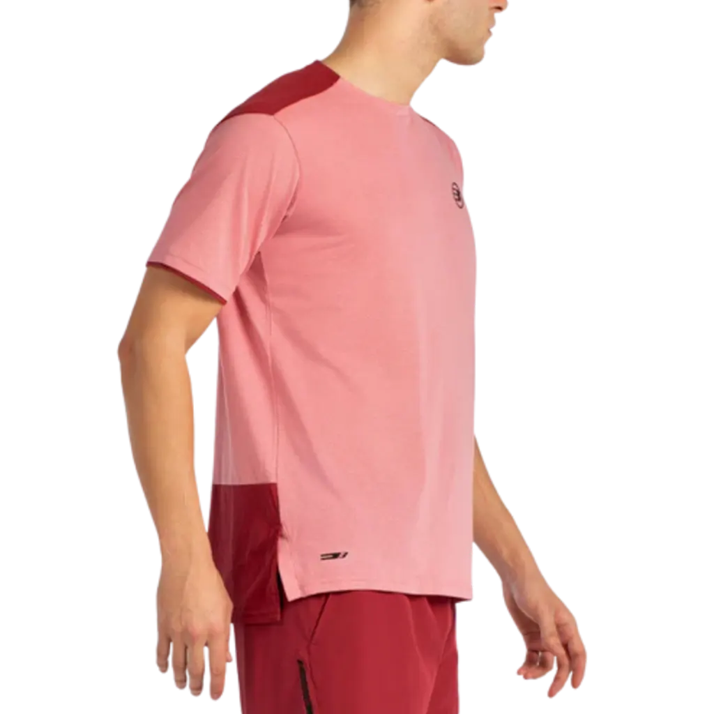 T-shirt de padel Bullpadel Marsic Rouge