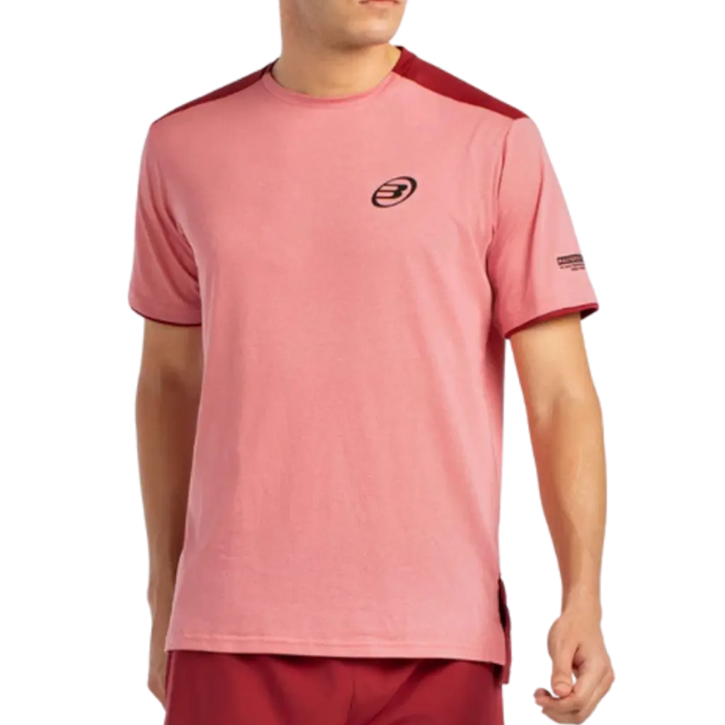 T-shirt de padel Bullpadel Marsic Rouge