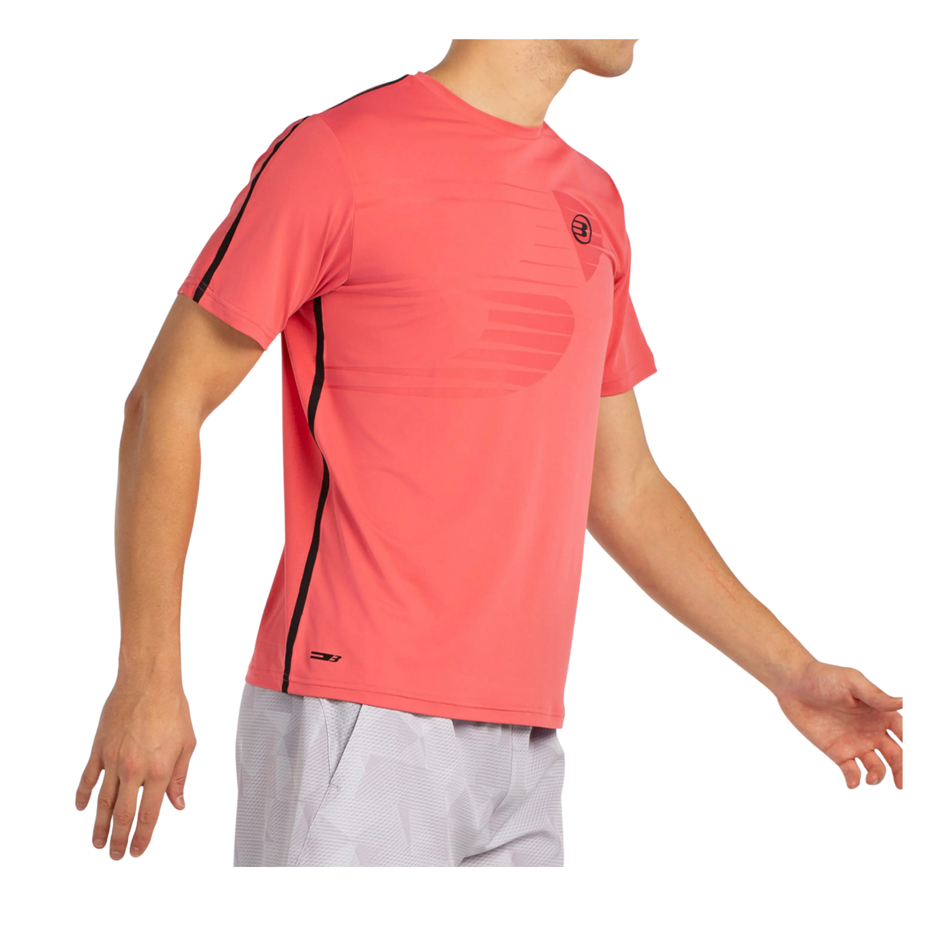 T-Shirt de padel Bullpadel Moeche Hibiscus