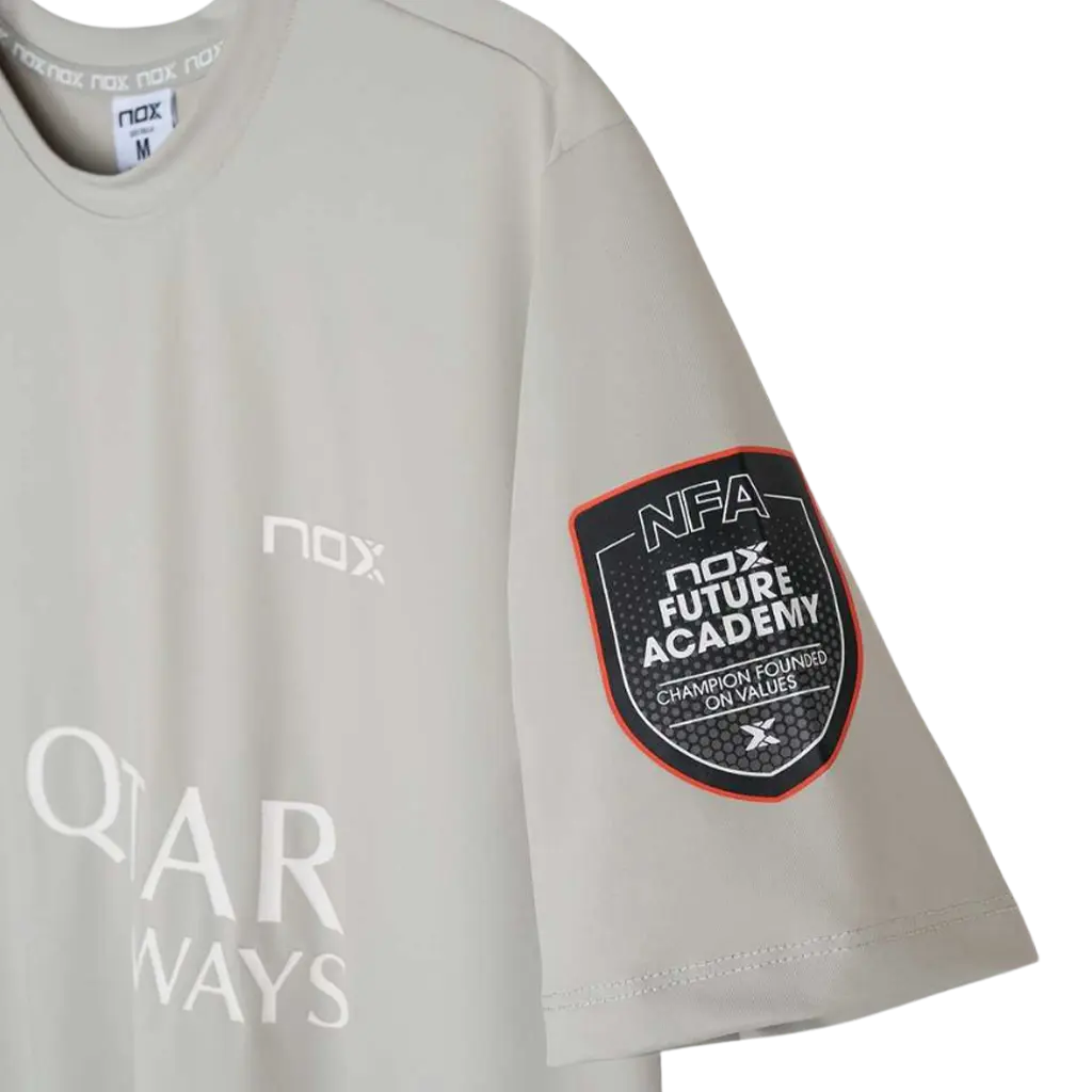 T-shirt de padel Nox AT10 Agustin Tapia Gris