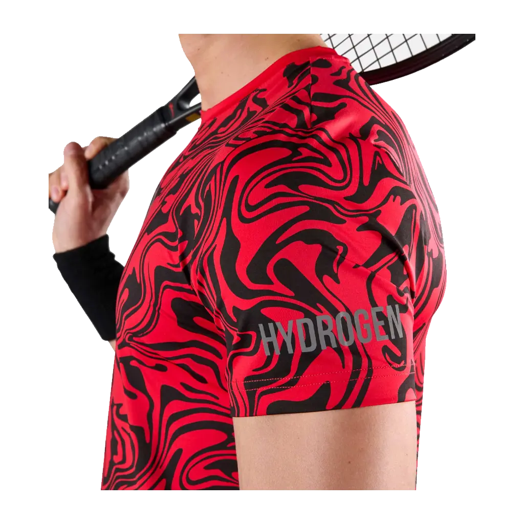 Hydrogen - T-Shirt Chrome Tech Rouge