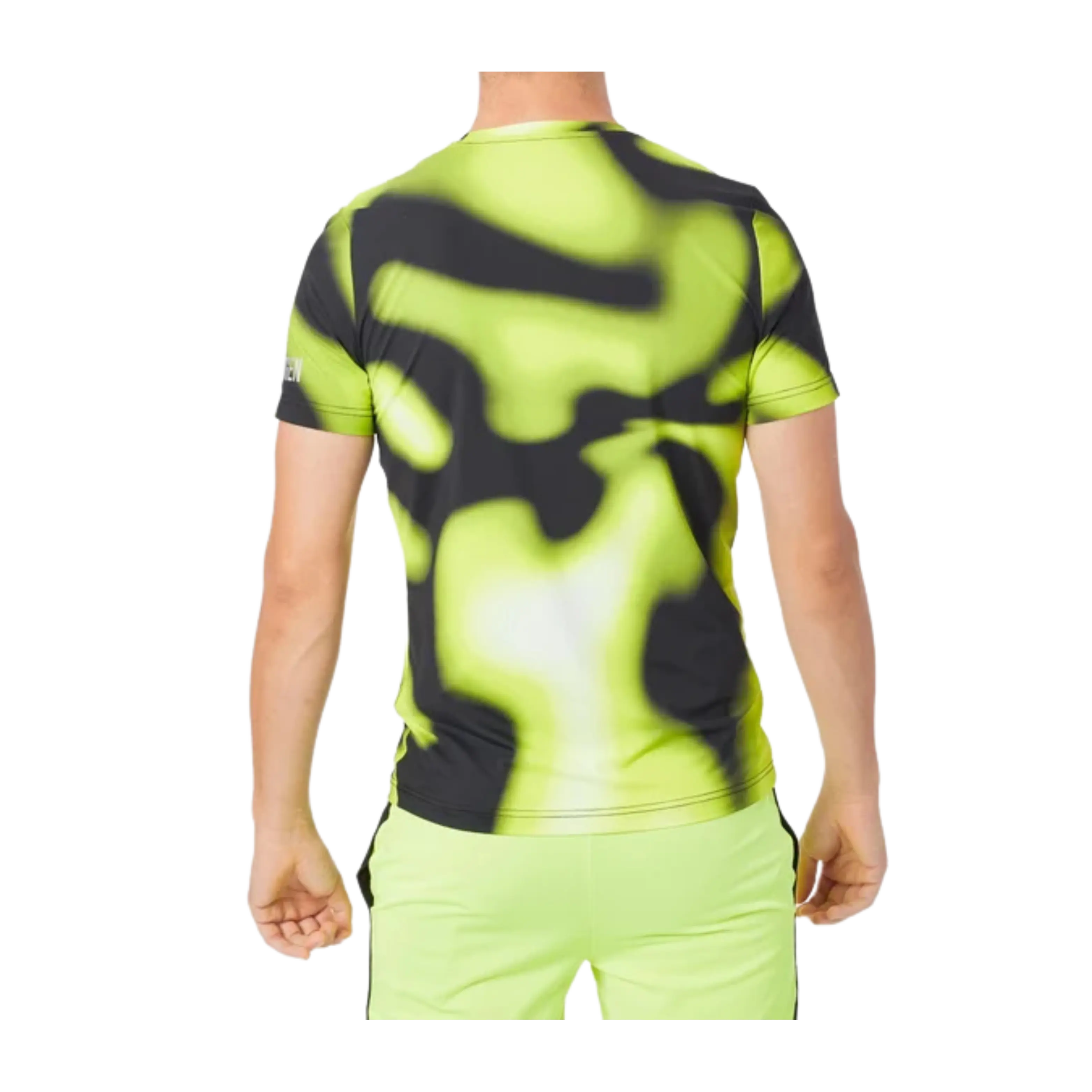 Hydrogen - T-Shirt de padel Psychedelic Tech Vert