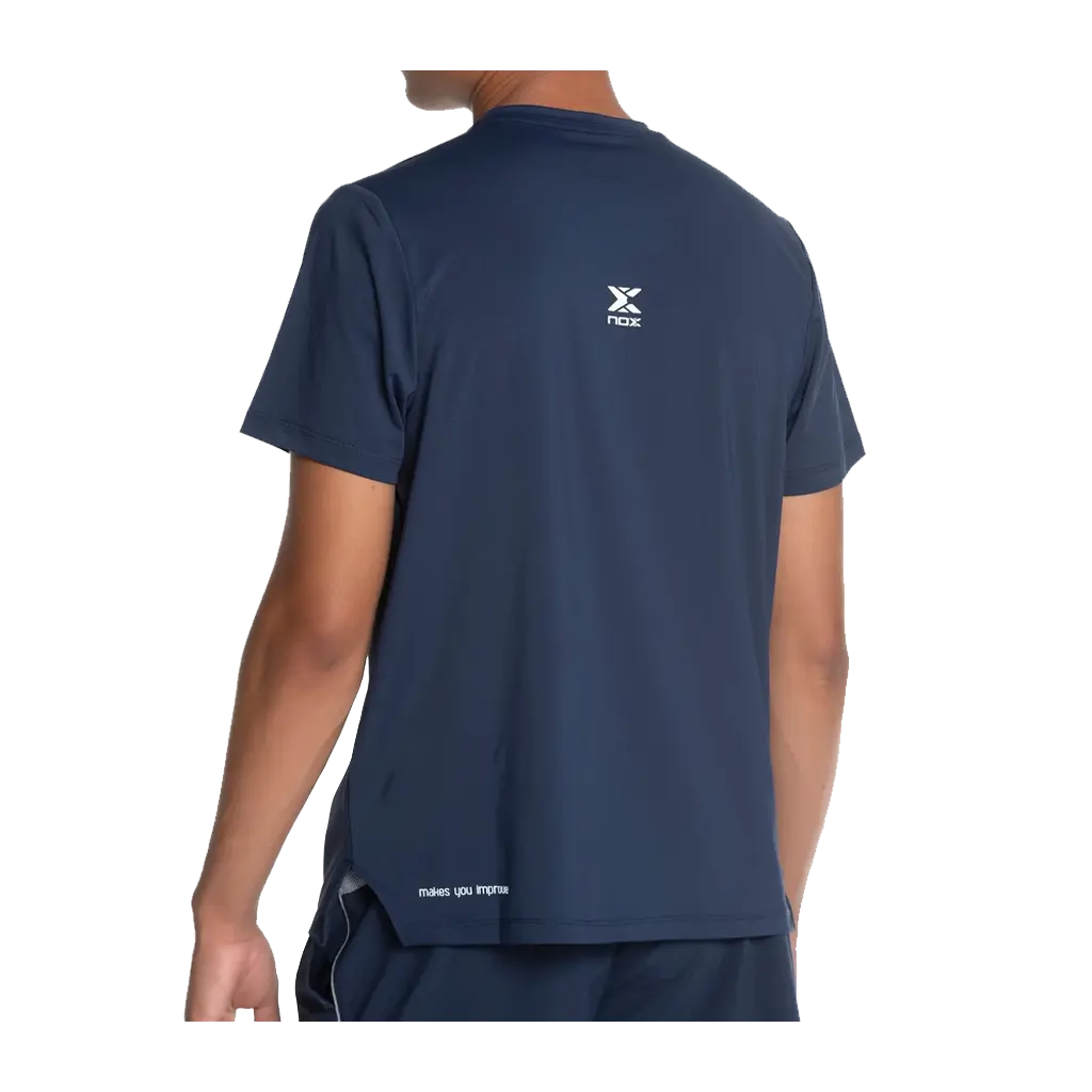 T-shirt de padel Nox Regular Team Bleu