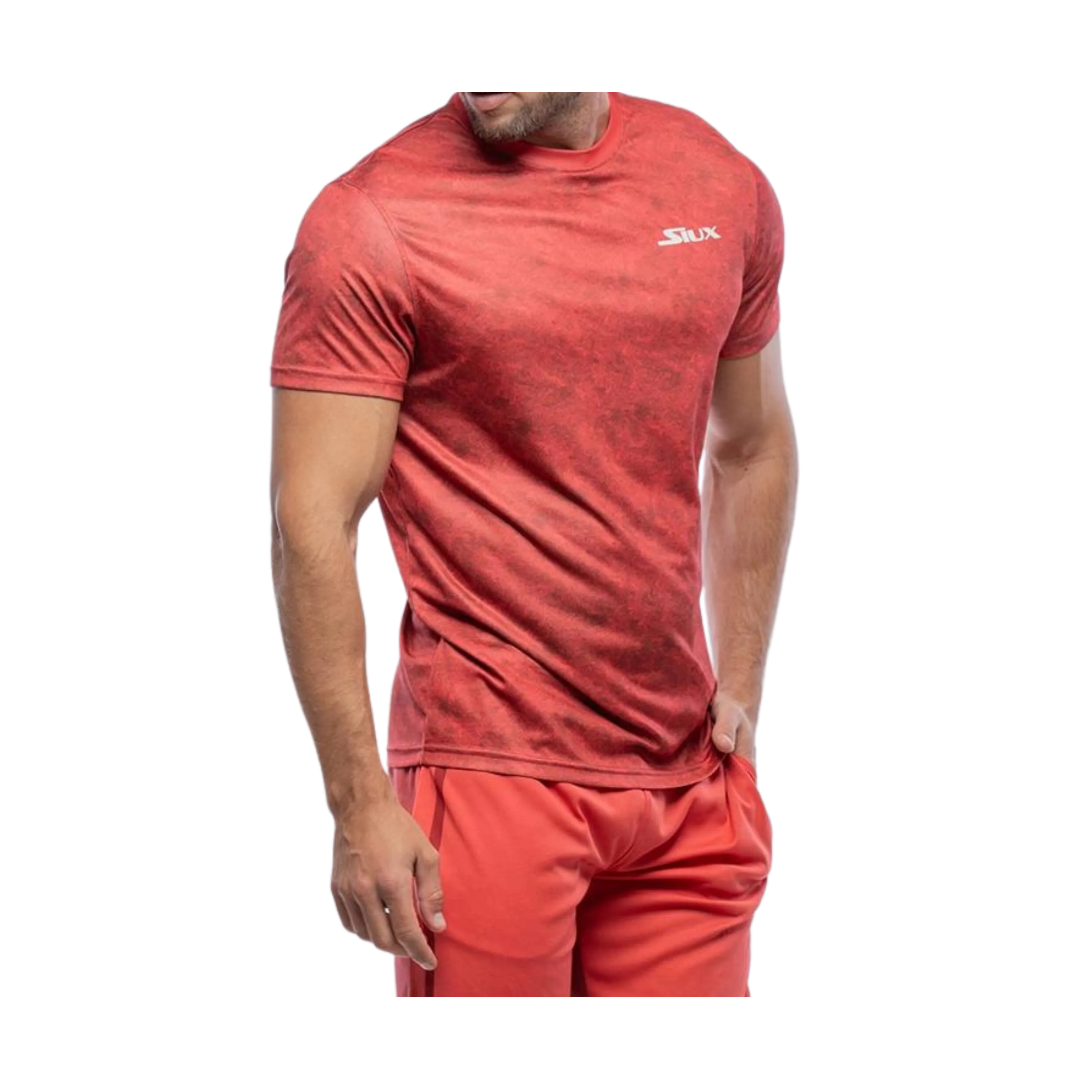 Siux - T-shirt de padel Jamming Rouge