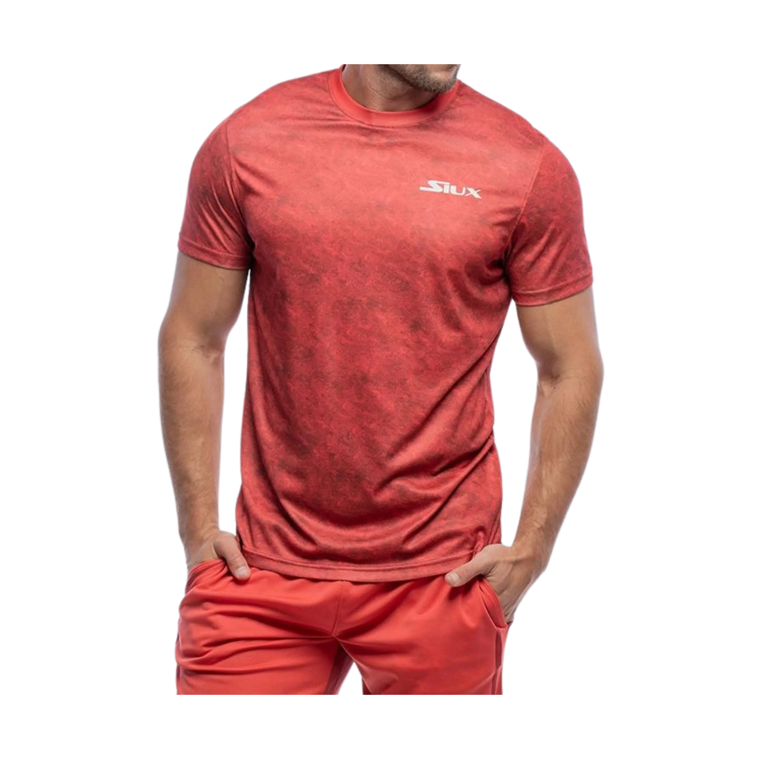 Siux - T-shirt de padel Jamming Rouge