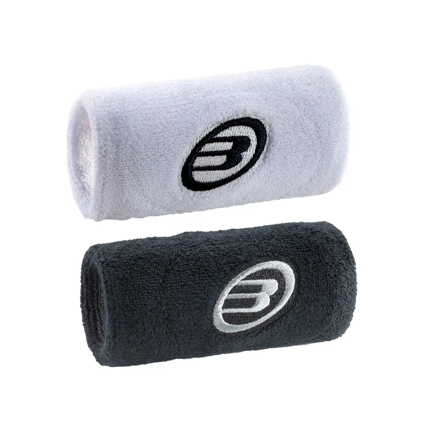 Bullpadel - Poignets éponges Noir/Blanc