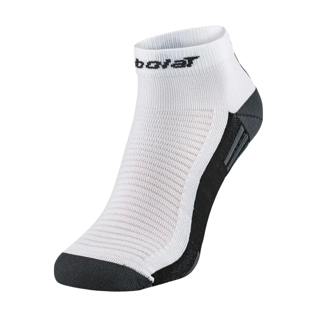 Chaussettes de padel Babolat Quarter courtes Blanc/Noir