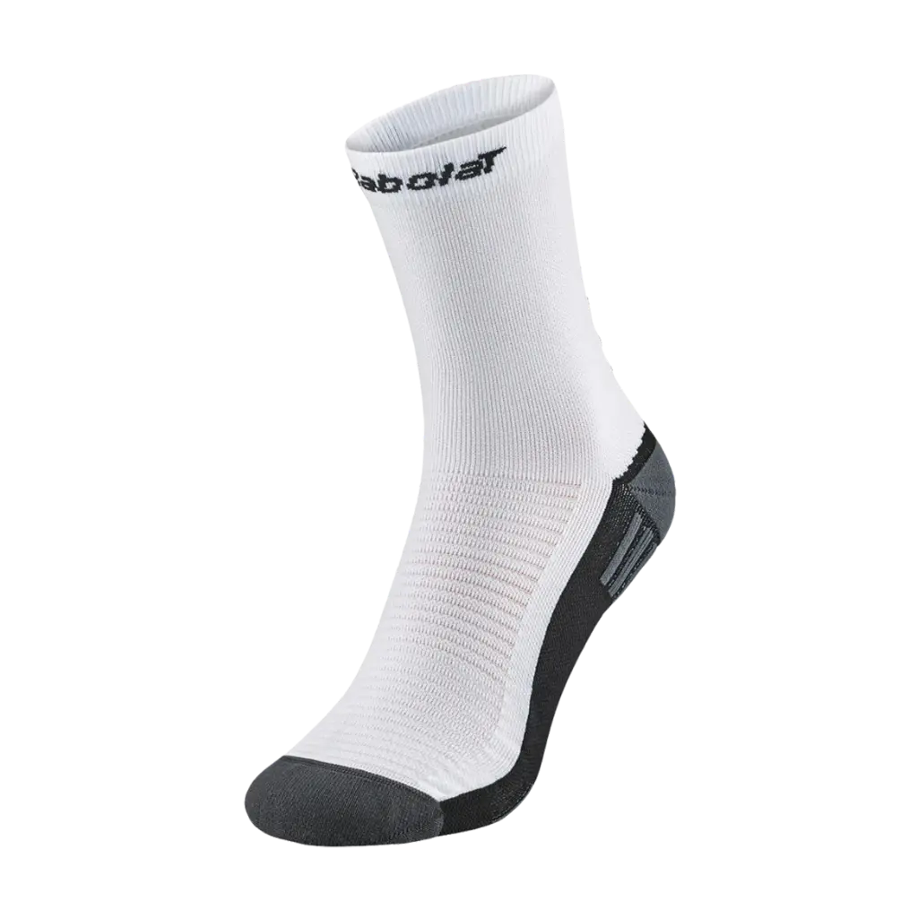 Chaussettes de padel Babolat Mid-Calf Blanc/Noir