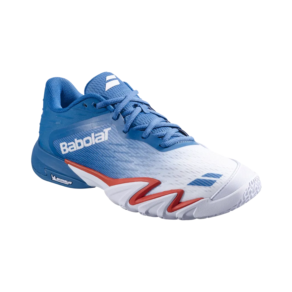 Chaussures de padel Babolat Jet Premura 3 Bleu/Blanc