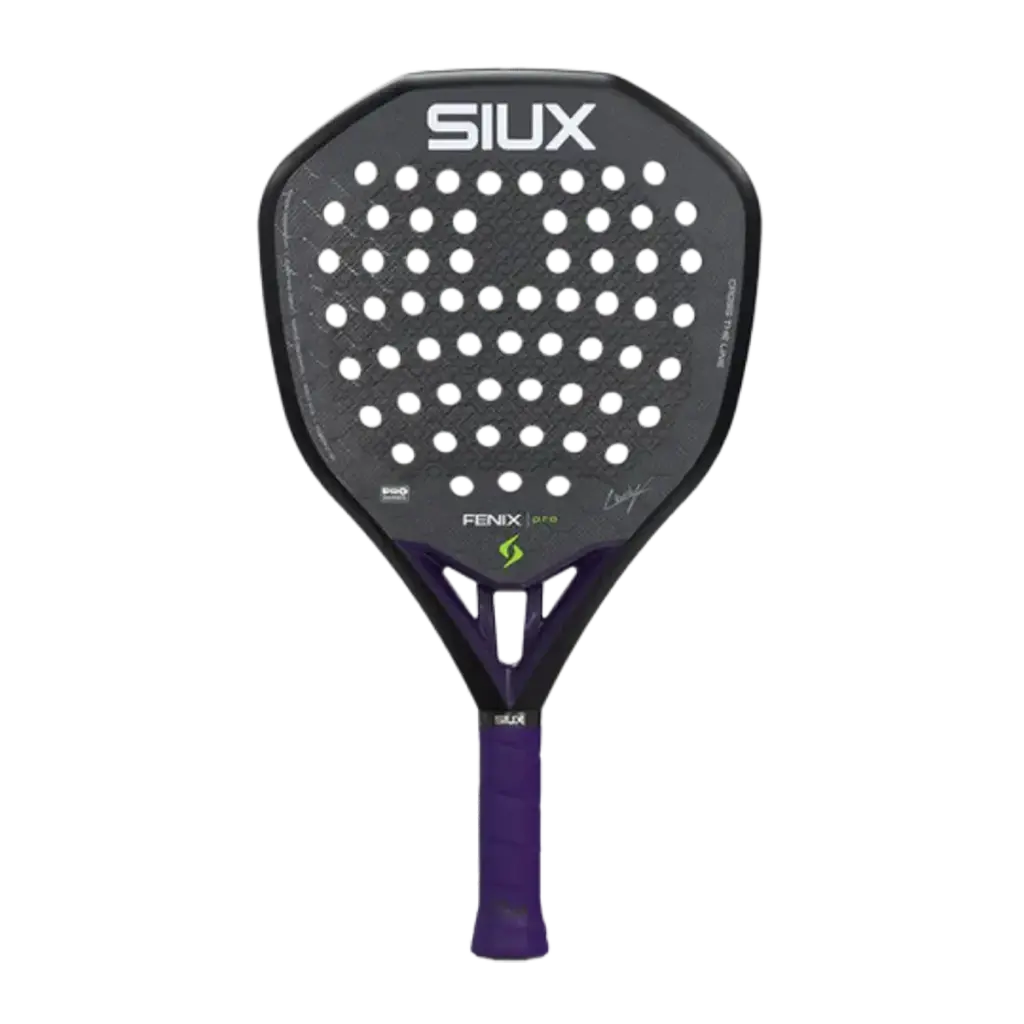 Raquette de padel Siux Fenix Pro VI Noir By Leo Augsbuger 2026