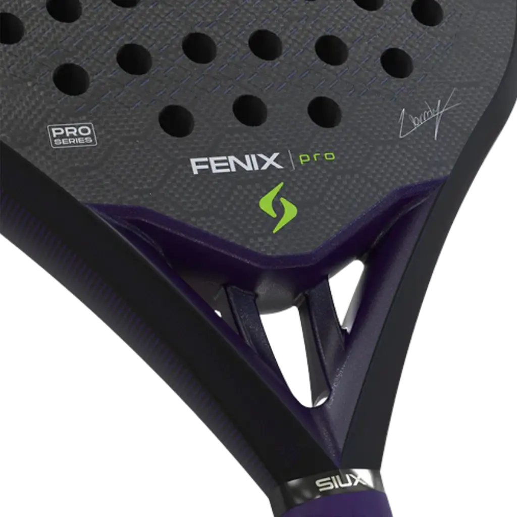 Raquette de padel Siux Fenix Pro VI Noir By Leo Augsbuger 2026