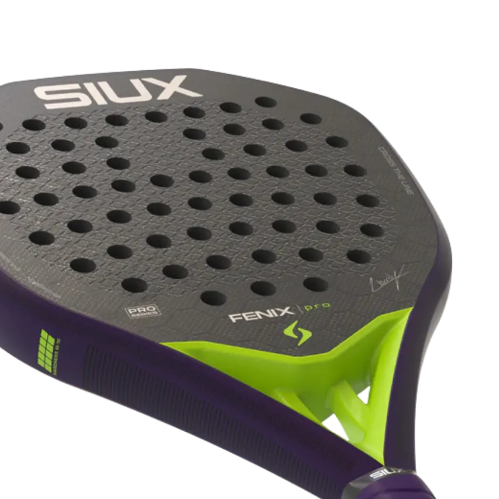 Raquette de padel Siux Fenix Pro VI Violet By Leo Augsbuger 2026