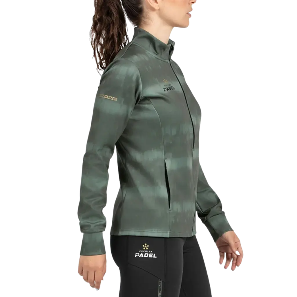 Sweat à zip de padel Bullpadel Patu Kaki