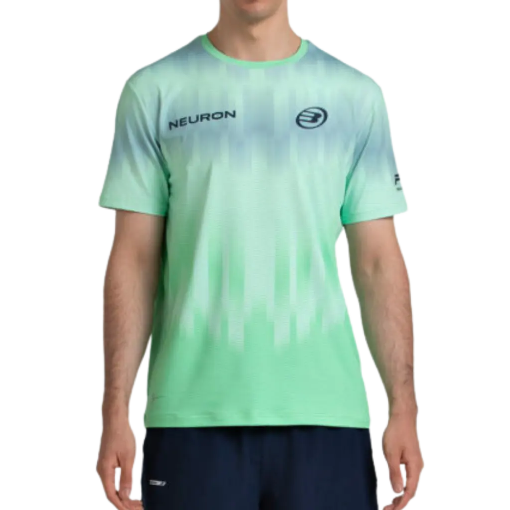 T-shirt de padel Bullpadel Chingotto Officiel Vert 2026