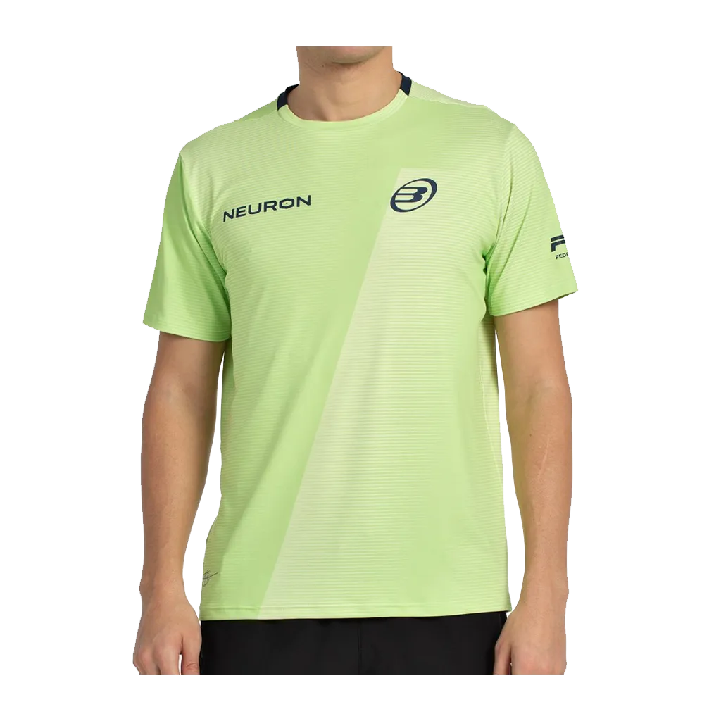T-shirt de padel Bullpadel Chingotto Officiel Vert