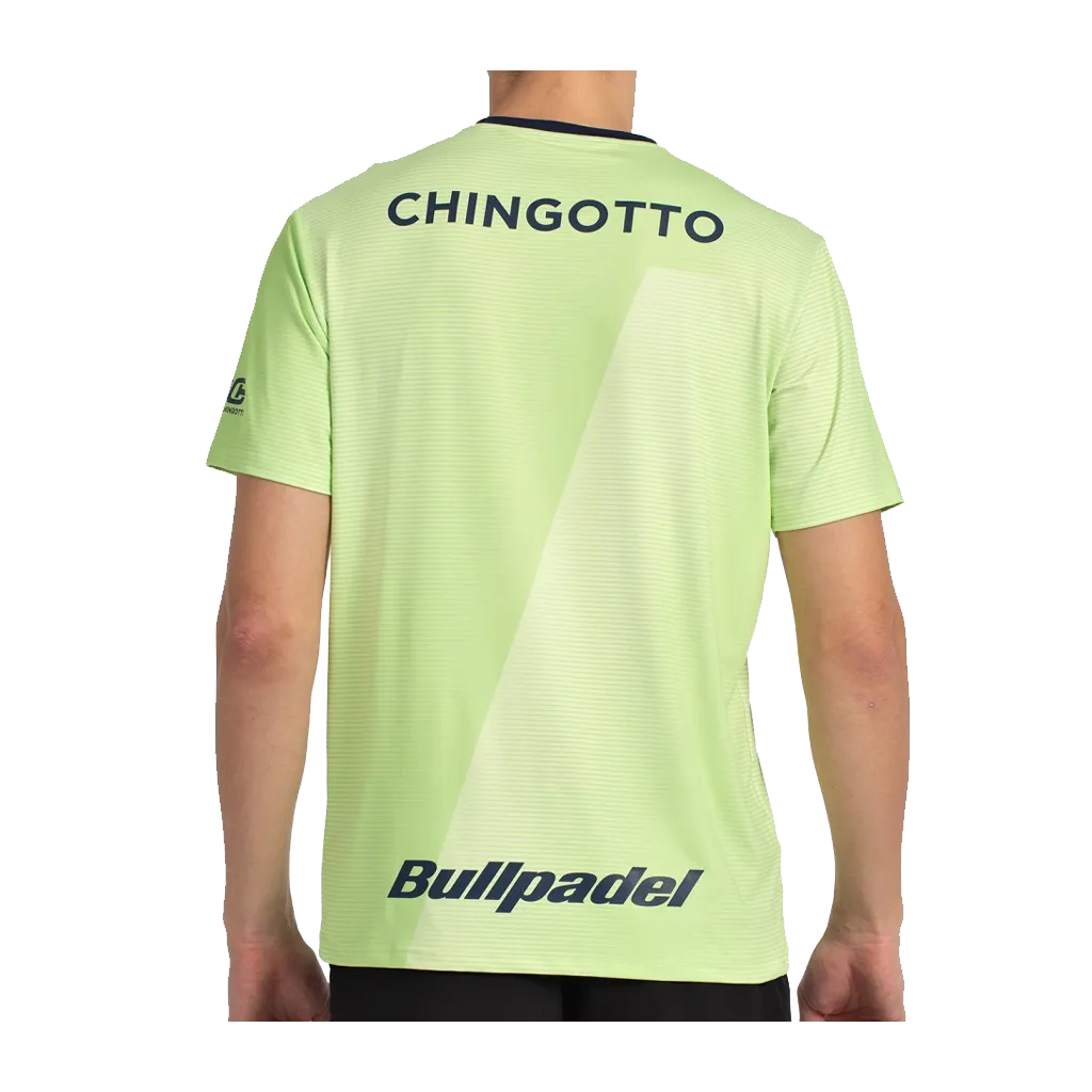 T-shirt de padel Bullpadel Chingotto Officiel Vert