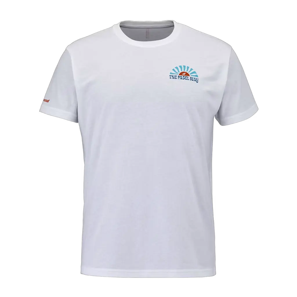 T-shirt de padel Babolat Perf Cotton Blanc