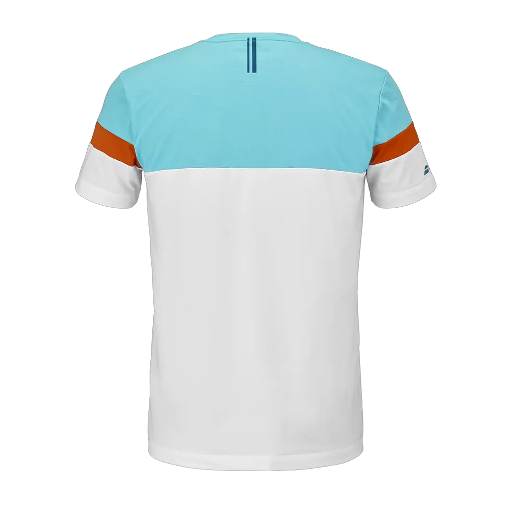 T-shirt de padel Babolat Crew Neck Perf Blanc