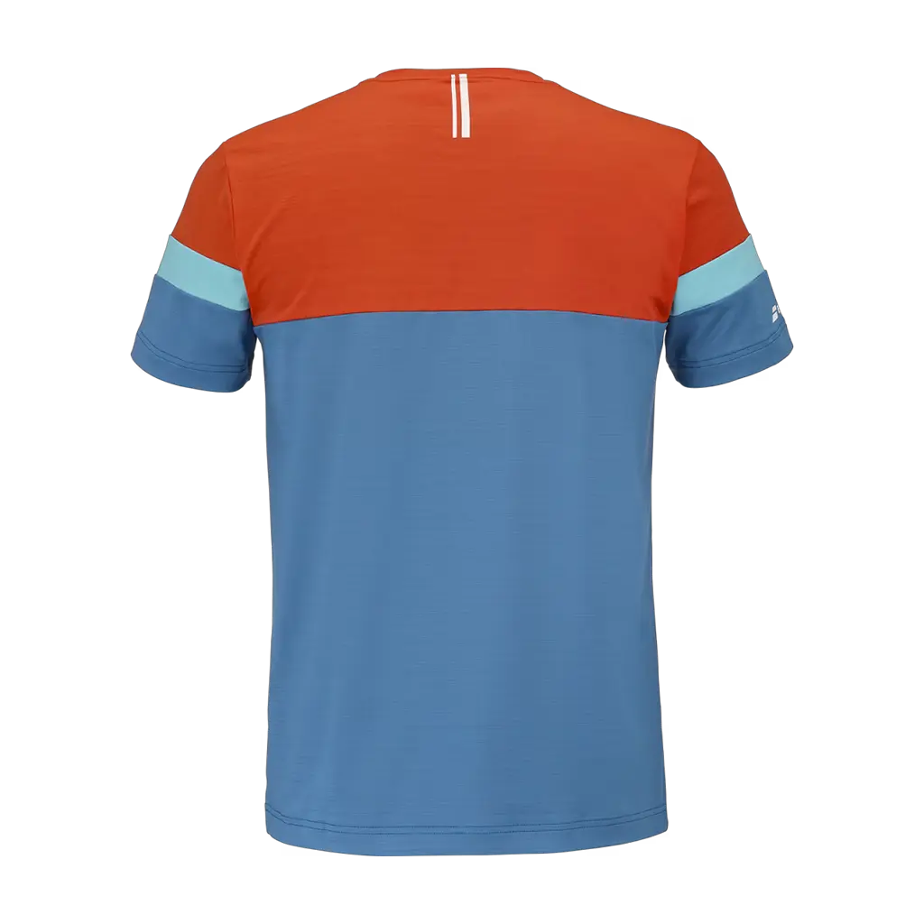 T-shirt de padel Babolat Crew Neck Perf Bleu