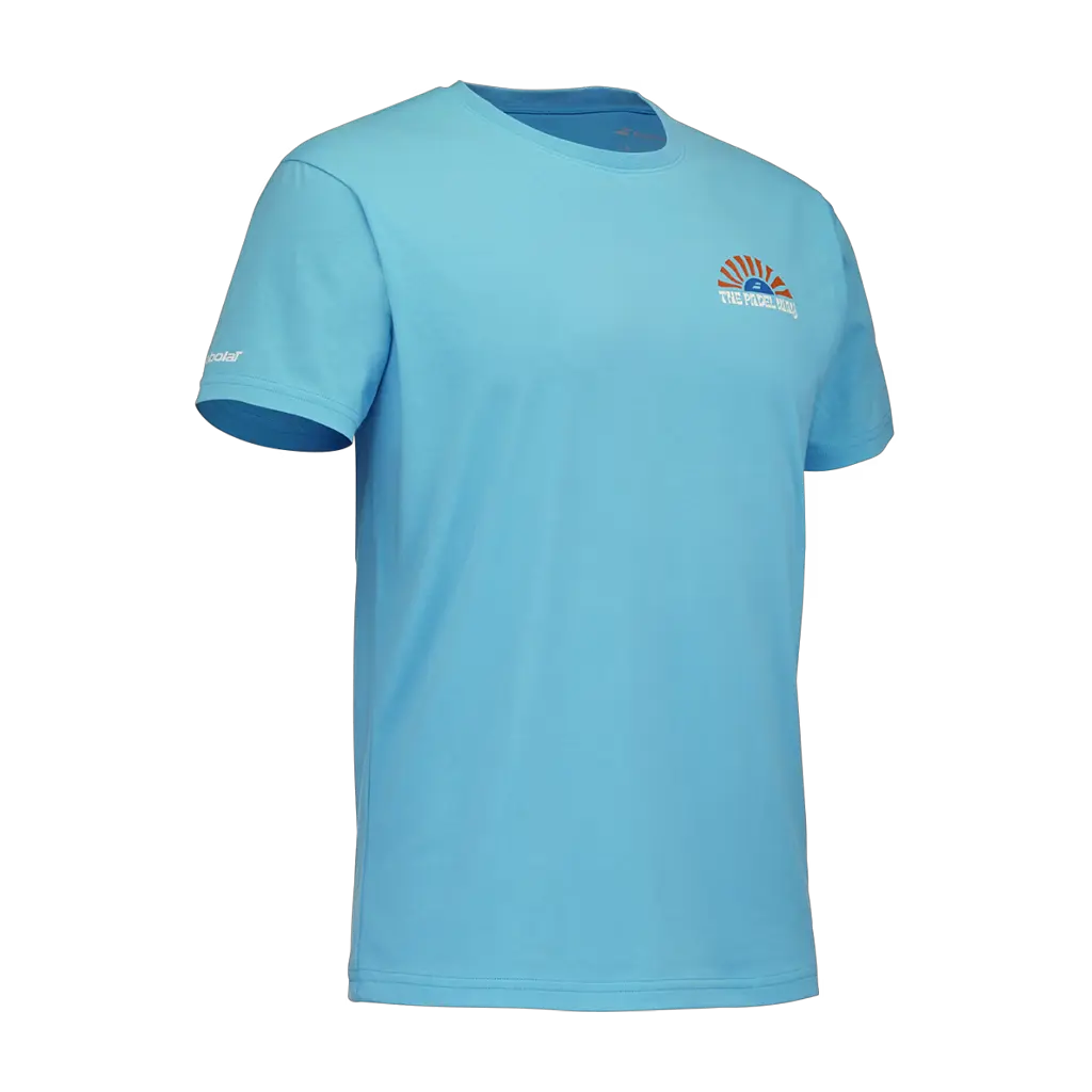 T-shirt de padel Babolat Perf Cotton Bleu