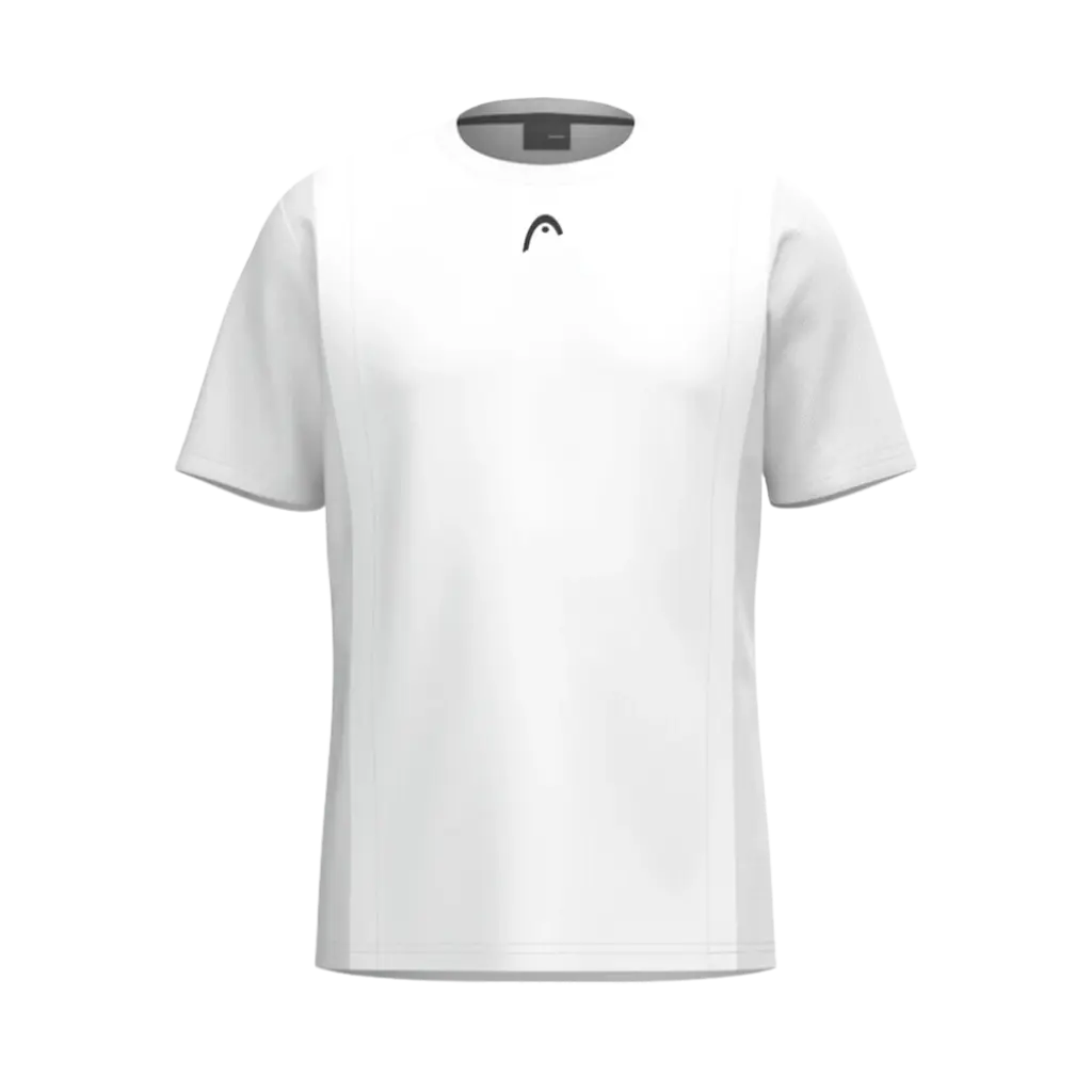 T-Shirt de padel Head Club Junior Tech Blanc