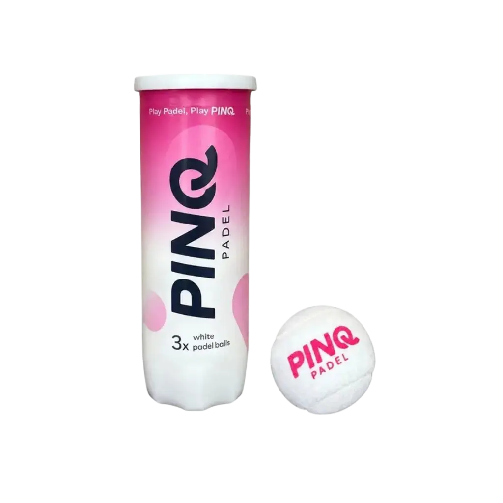 Tube de balles de padel Pinq Blanc