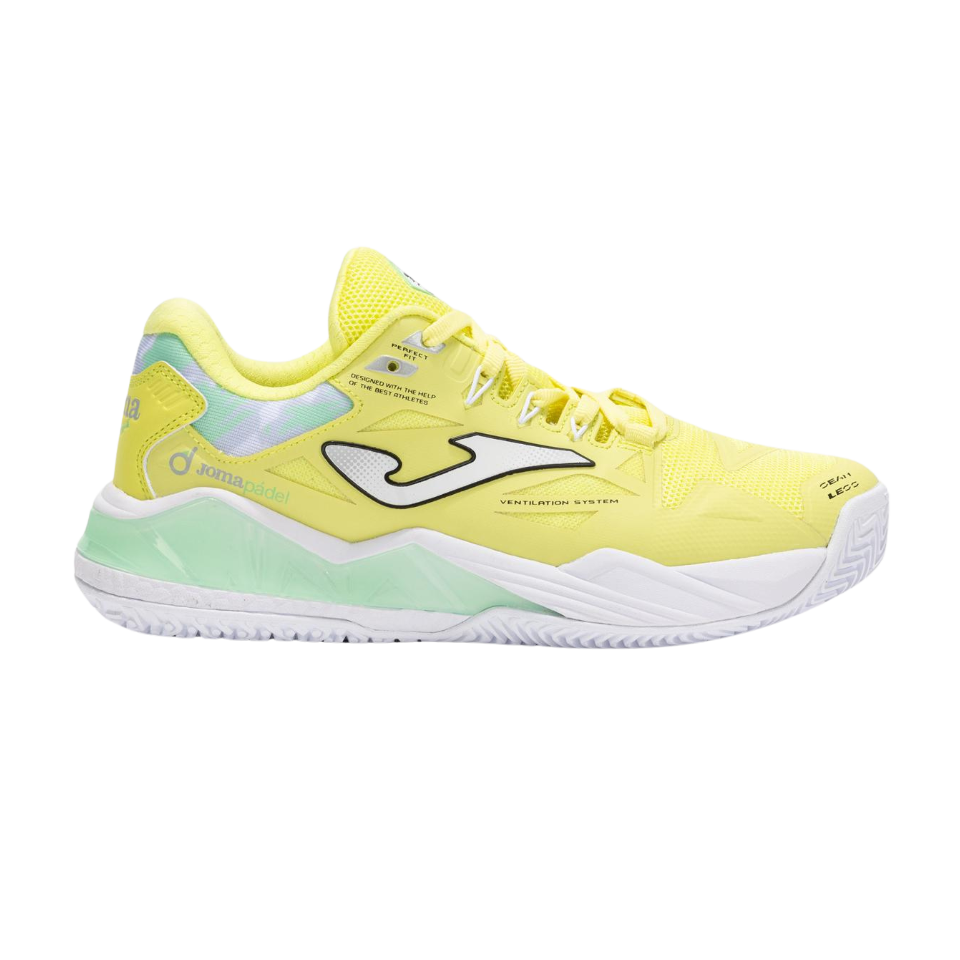 Joma - Chaussure de padel Spin Lady 2509 Jaune