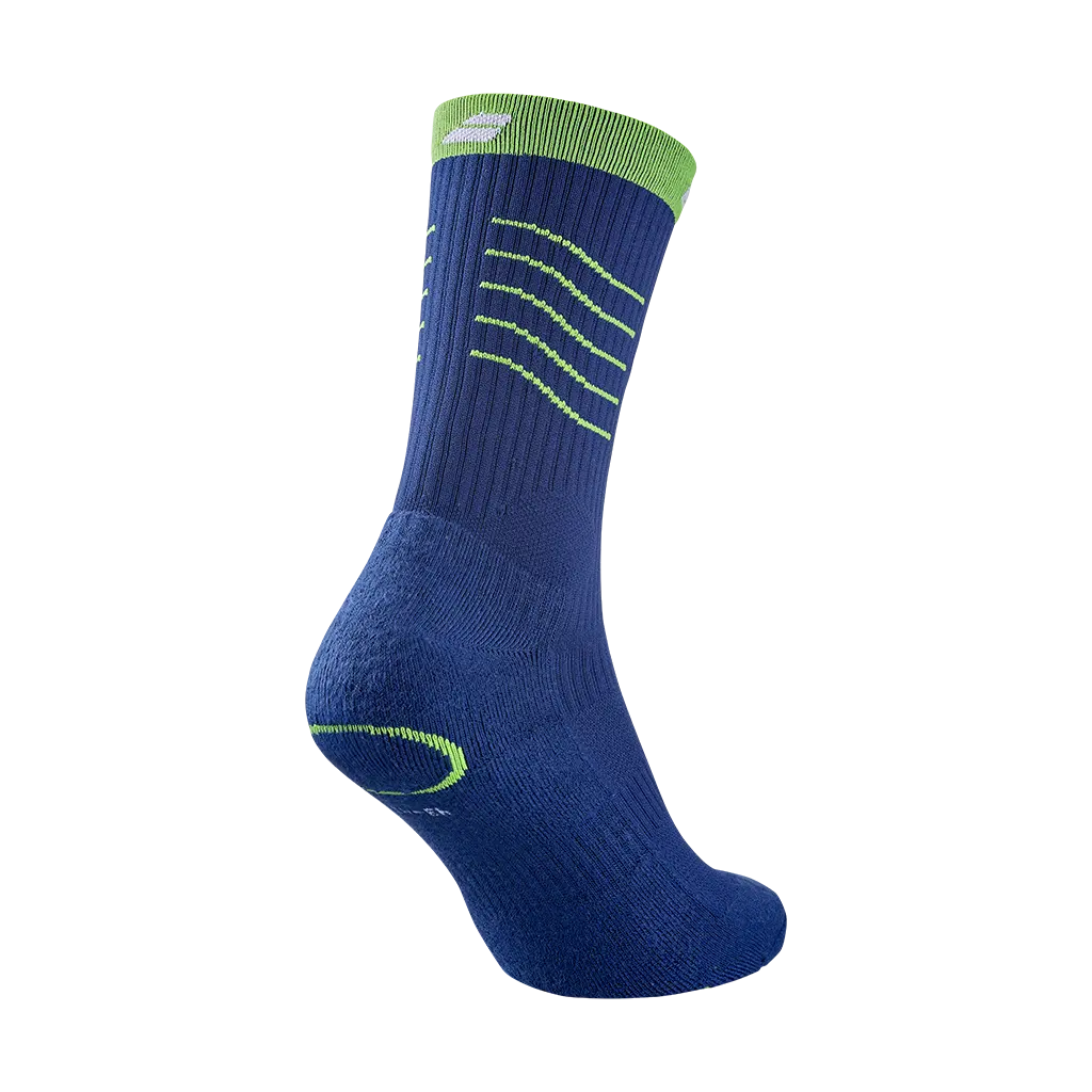 Chaussettes Babolat Mid-Calf Socks Juan Lebron Bleu/Vert 2026