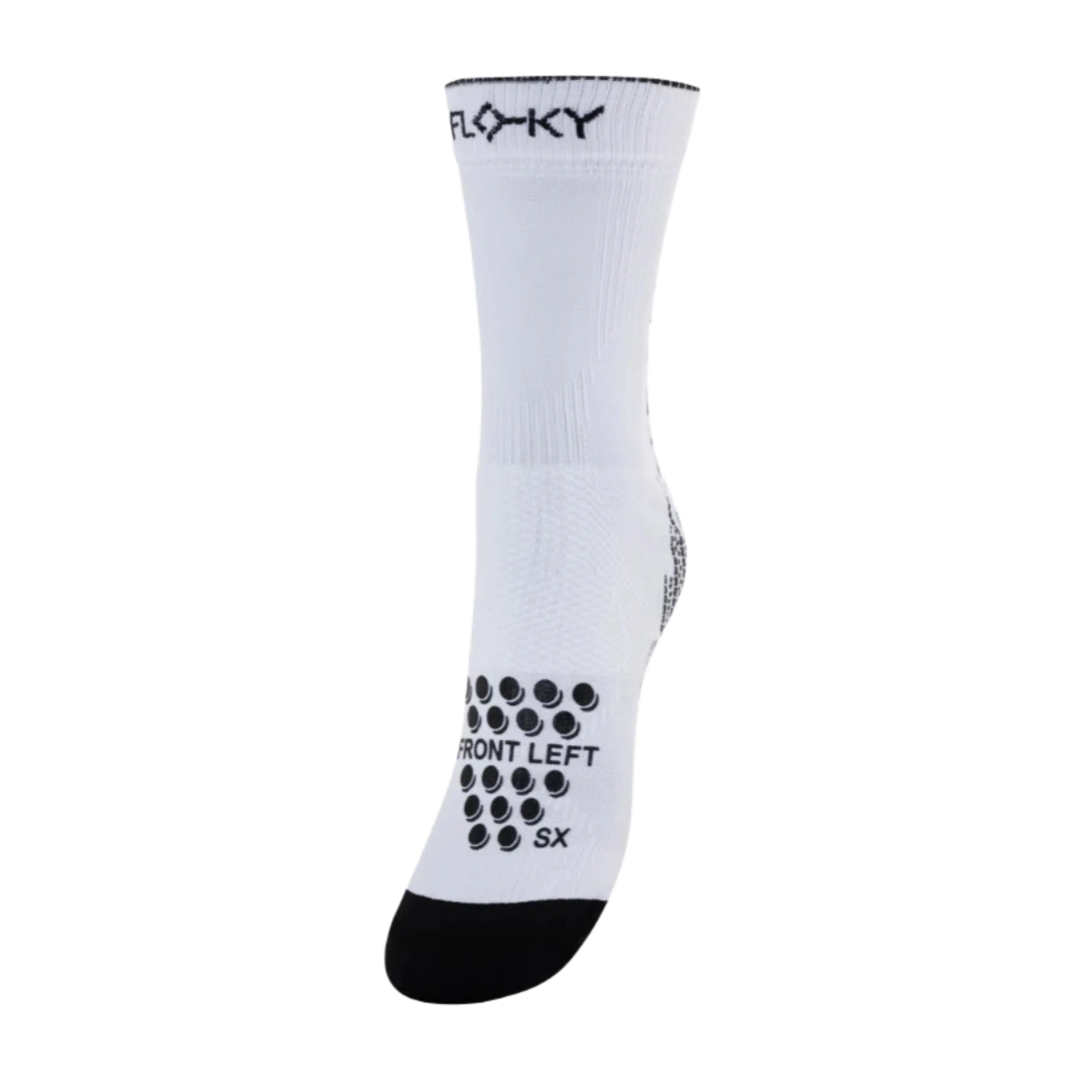 Floky - Chaussette de compression de padel S-MASH 2.0 Blanc