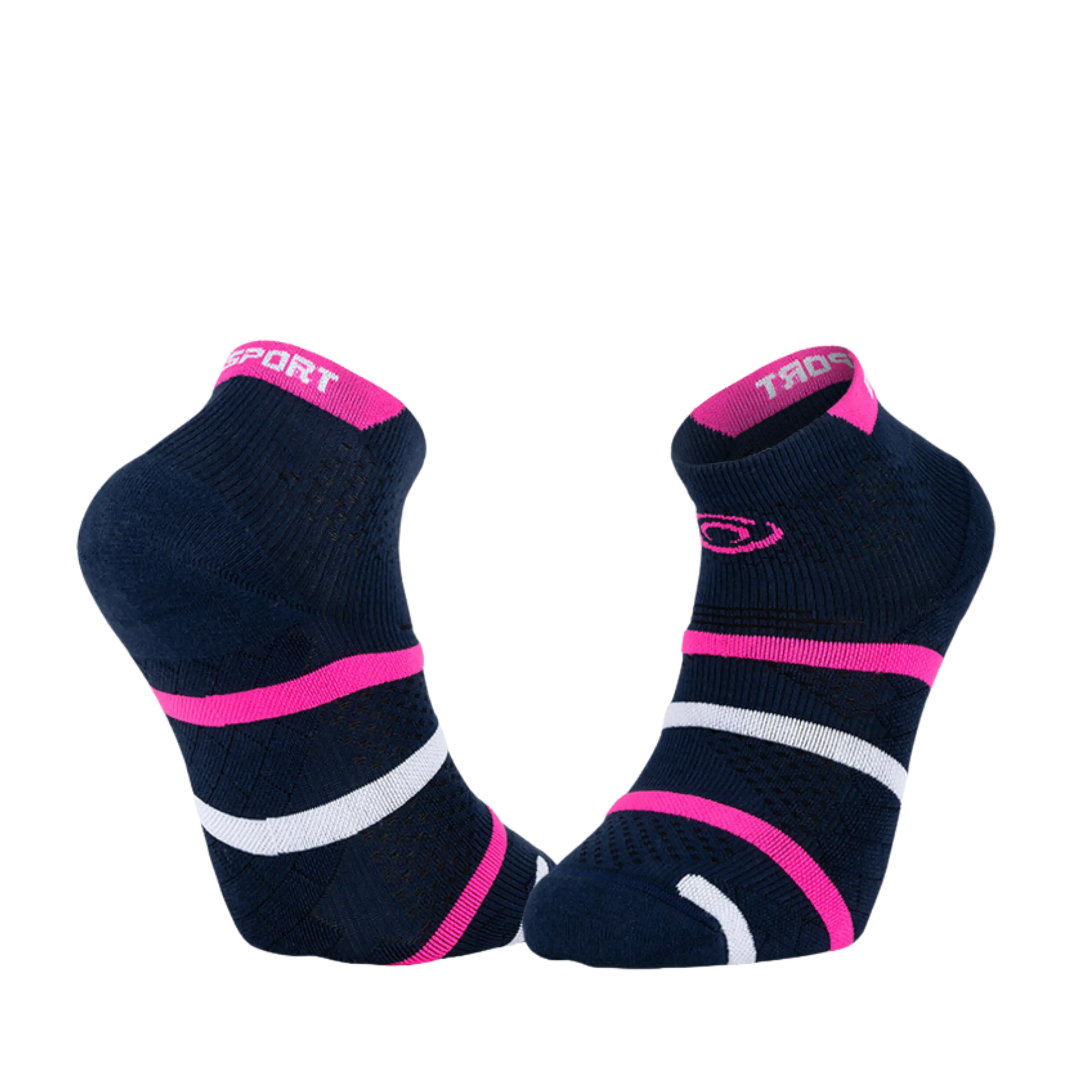 BV Sport - Chaussettes de padel Courte Bleu/Rose