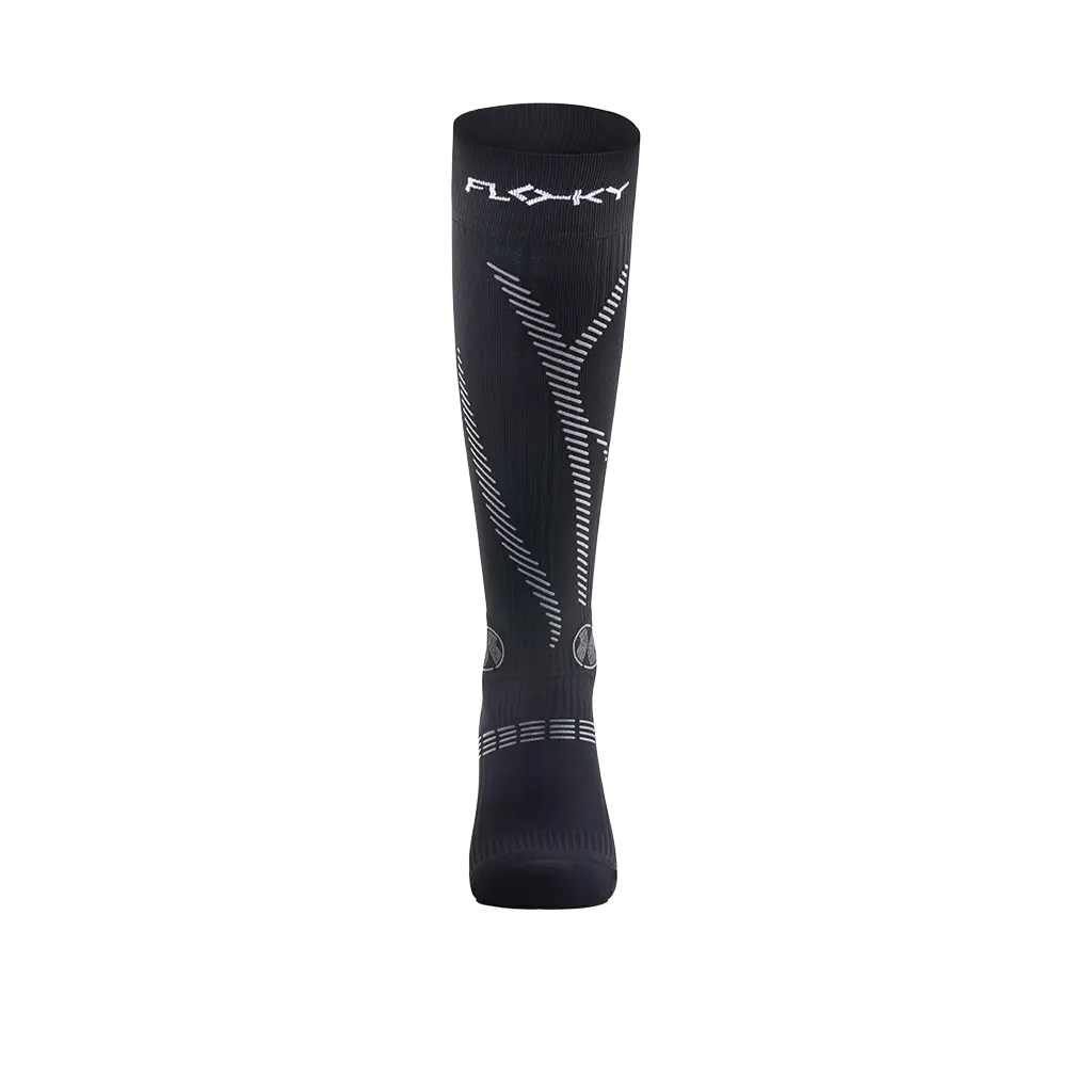 Chaussette de compression de padel Floky GRF Long Noir