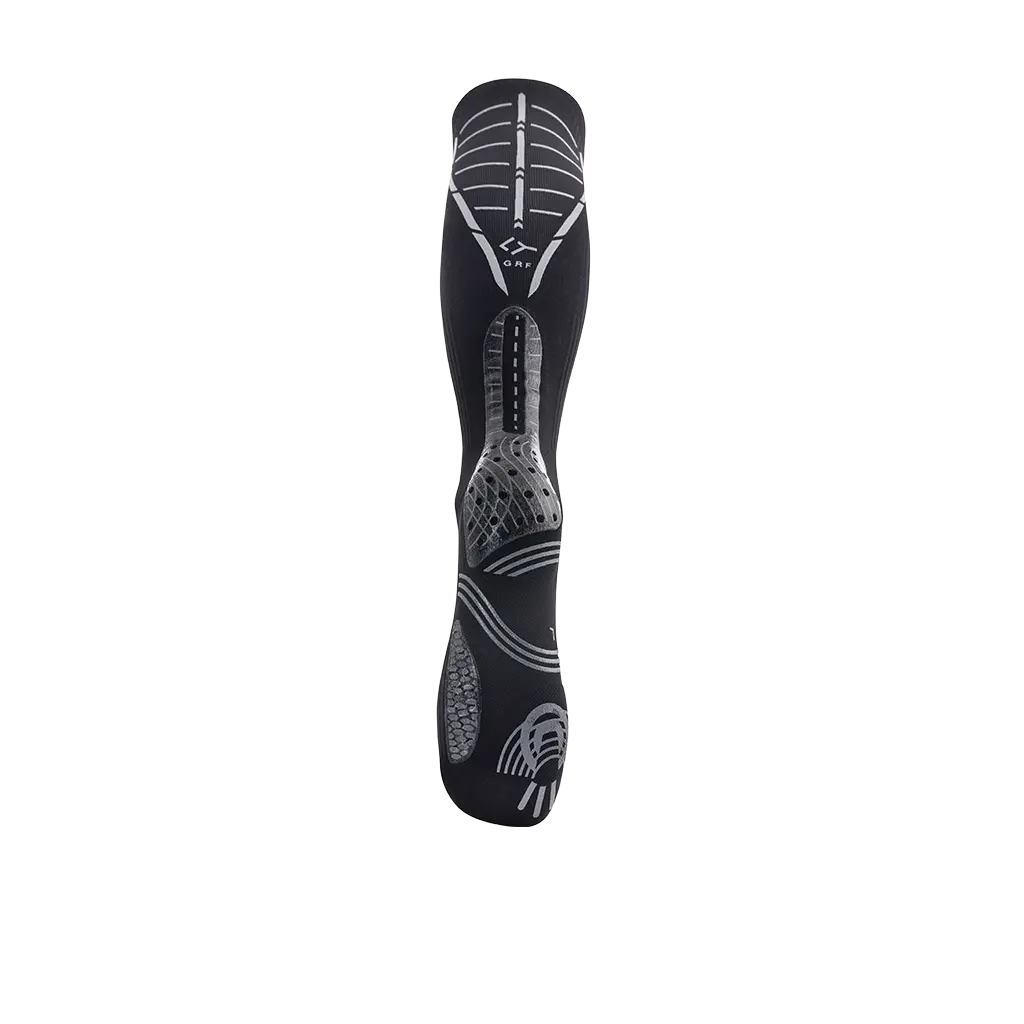 Chaussette de compression de padel Floky GRF Long Noir