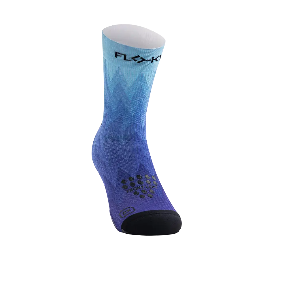 Chaussette de compression de padel Floky Fantasy S-MASH 2.0 Ice Comet