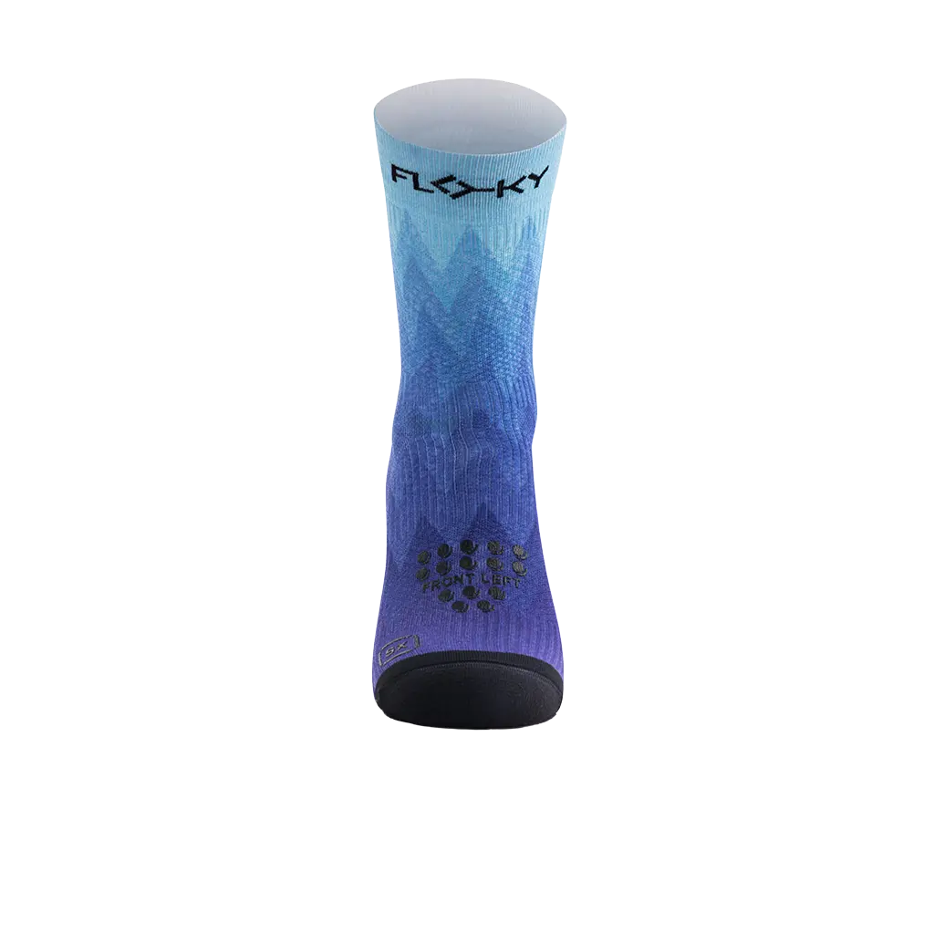 Chaussette de compression de padel Floky Fantasy S-MASH 2.0 Ice Comet