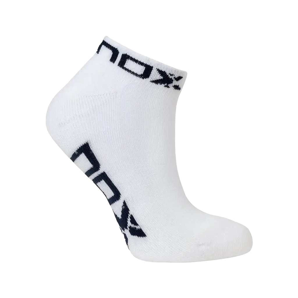 Chaussettes de padel Nox Technical Courtes Blanc/Bleu Femme