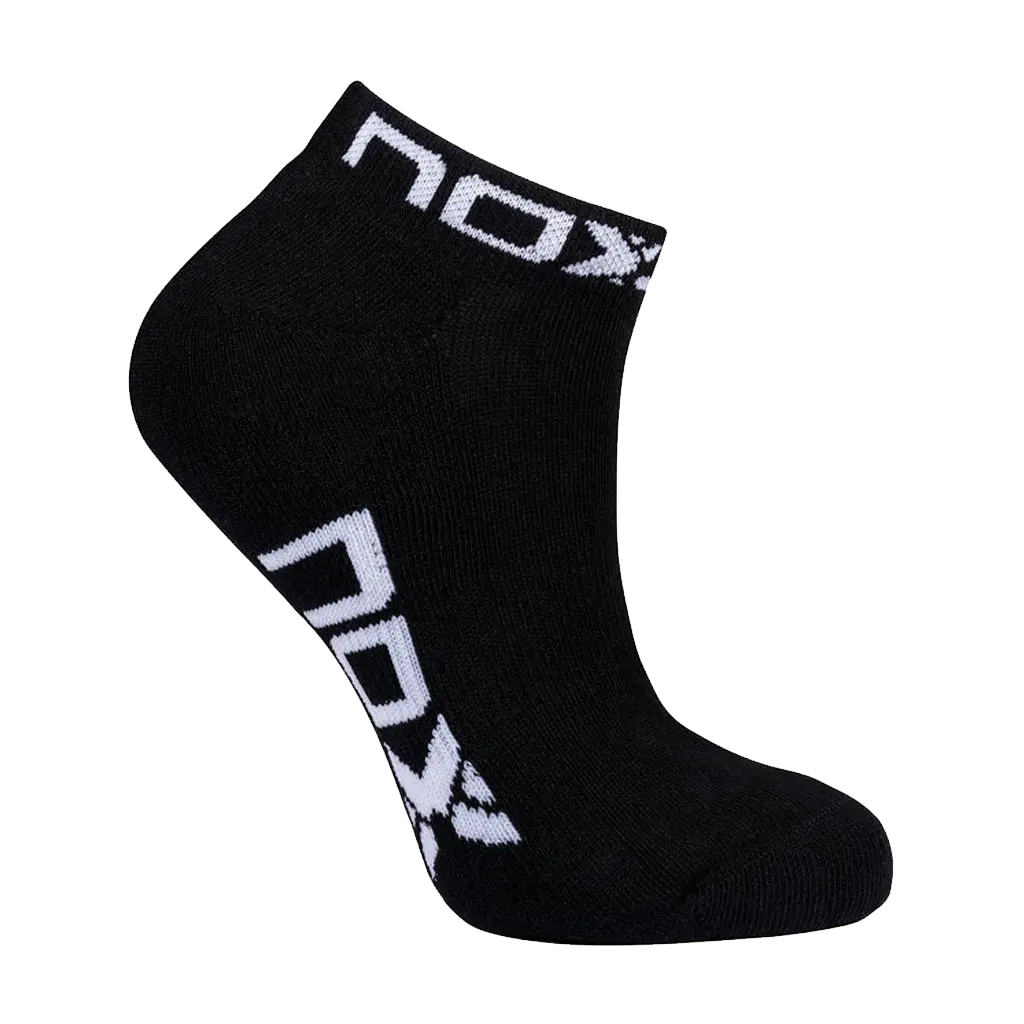 Nox - Chaussettes de padel Technical Courtes Noir/Blanc Femme (1 paire)
