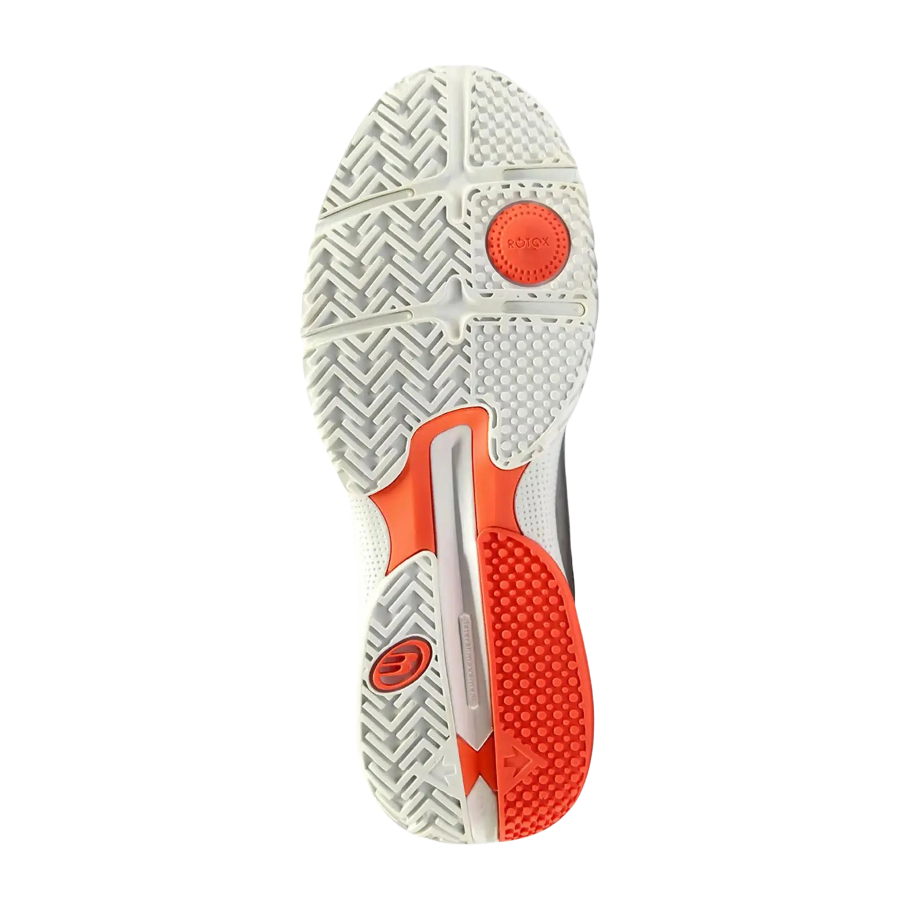 Bullpadel - Chaussure de padel Flow 24i Blanc Orange