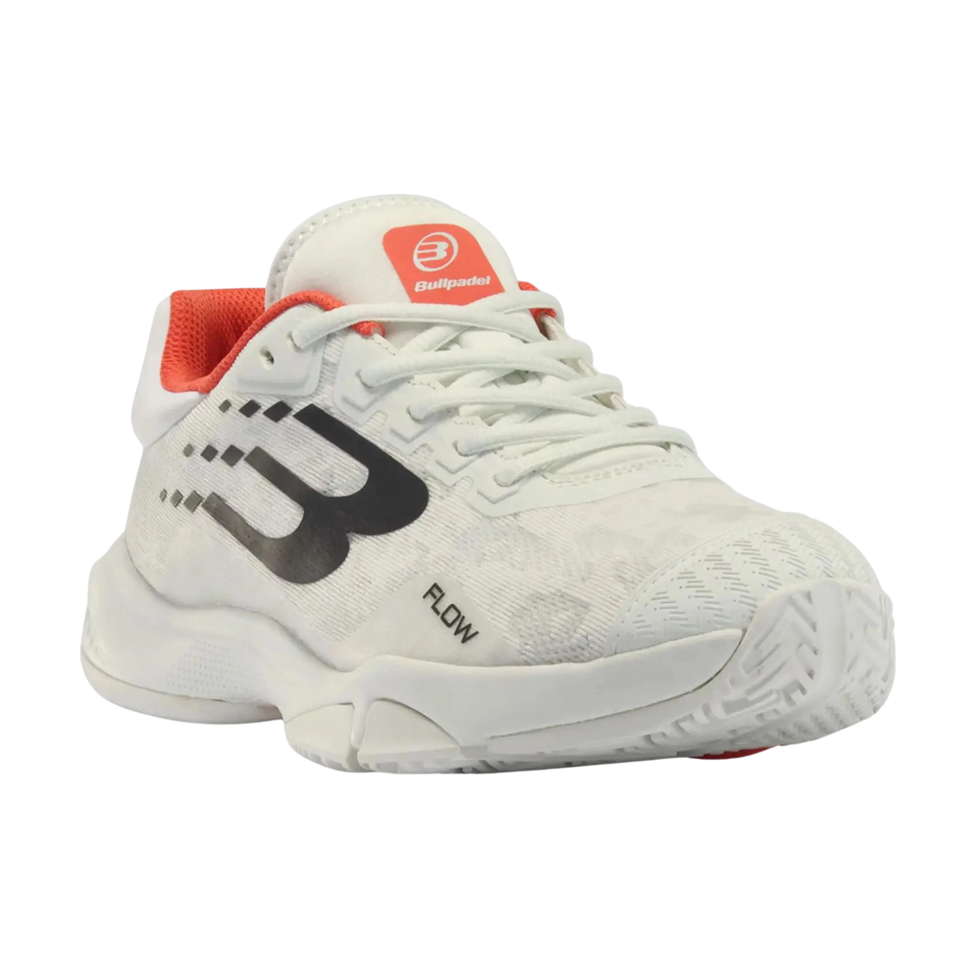 Bullpadel - Chaussure de padel Flow 24i Blanc Orange