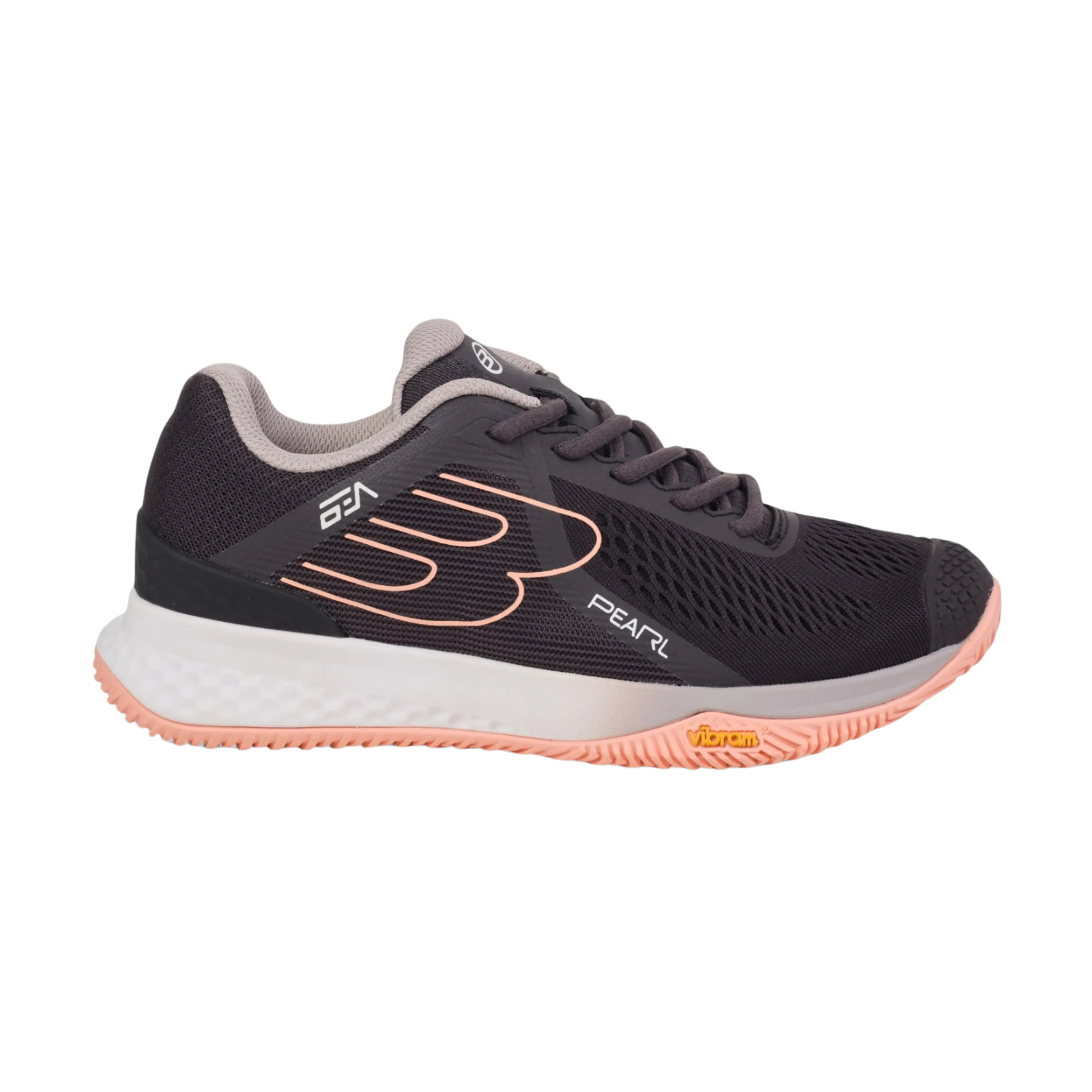 Chaussures de padel Bullpadel Pearl Vibram 25i Noir/Rose