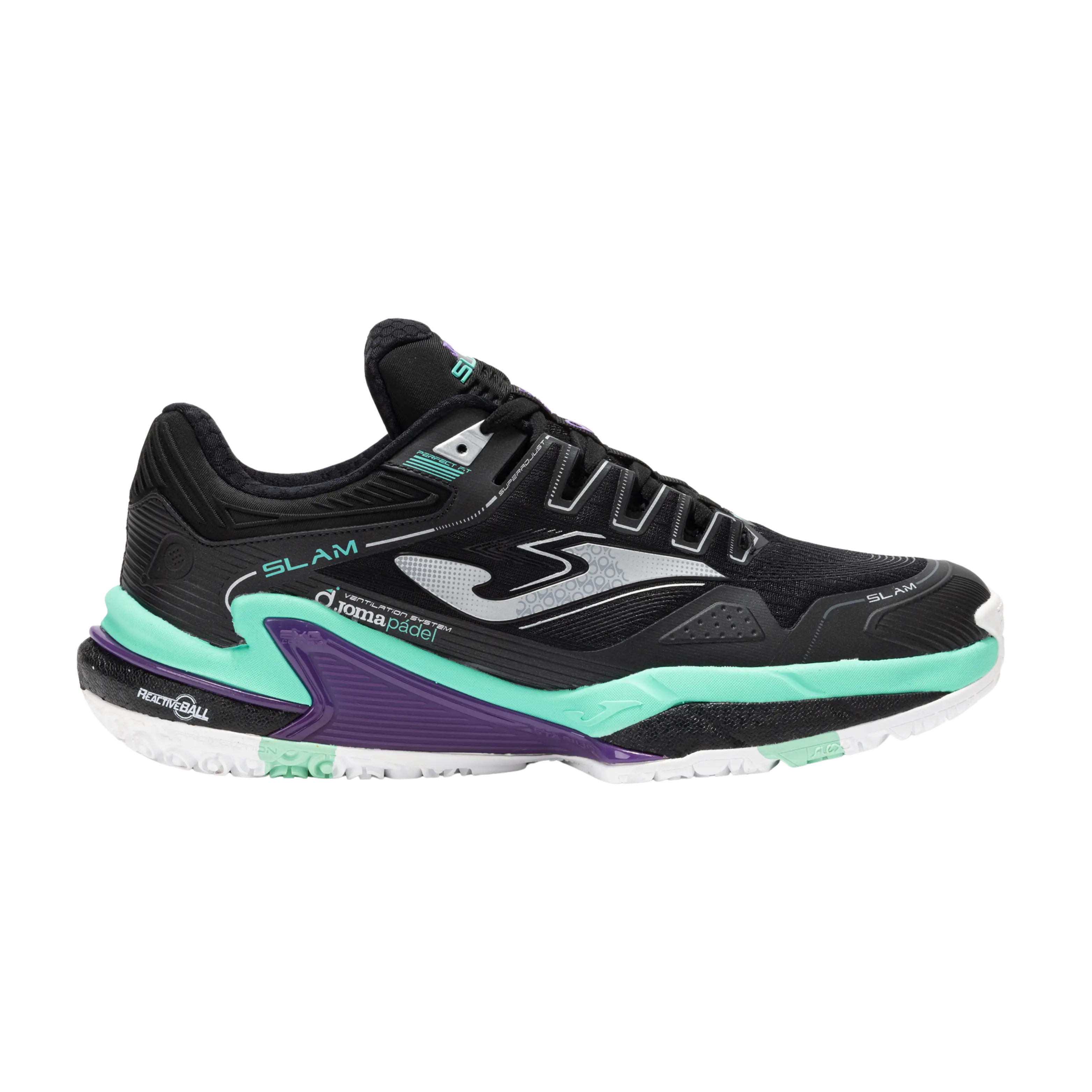 Chaussures De Padel Homme Joma Open - Semelle Reactive Ball Amortissante, Stabilité STABILIS, Respirantes