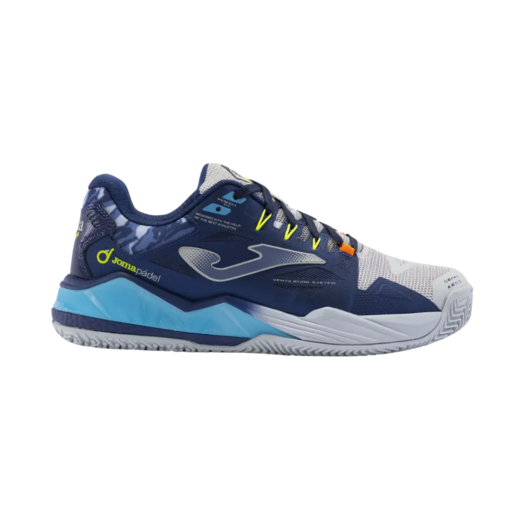 Joma - Chaussures de padel Spin 2405 Bleu/Petroleum