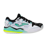 Joma - Chaussure de padel Spin Men 2542 Blanc Turquoise