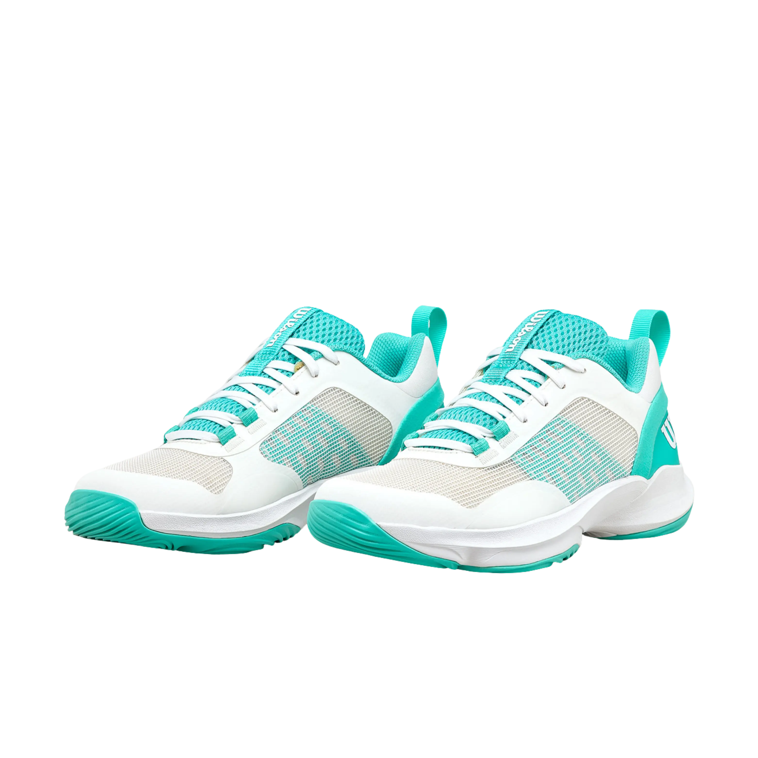 Chaussures de padel Wilson Hurakn Pro V2 Femme Blanc/Turquoise